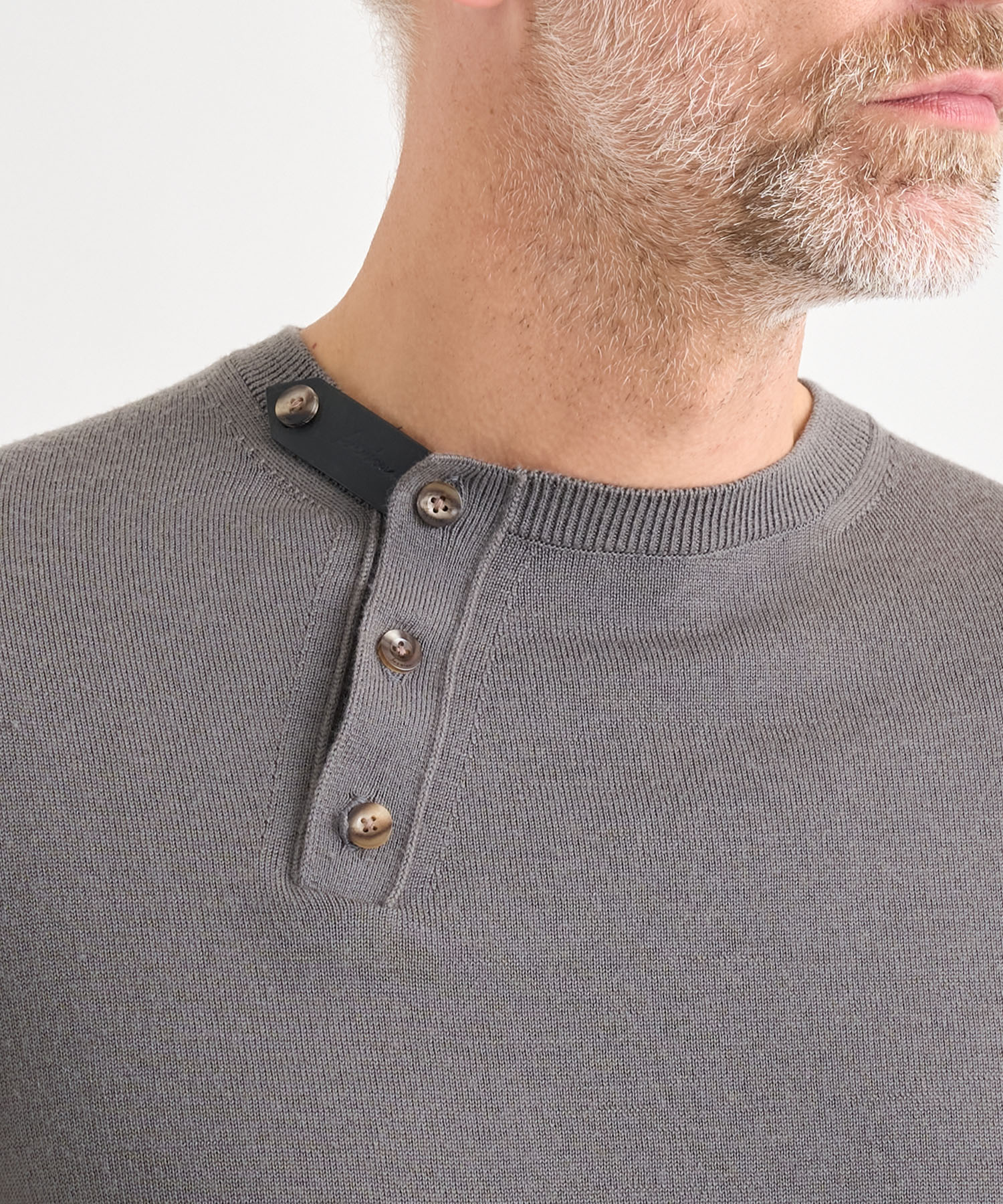 別注WOOL CREW-NECK KNIT PULLOVER IRENISA