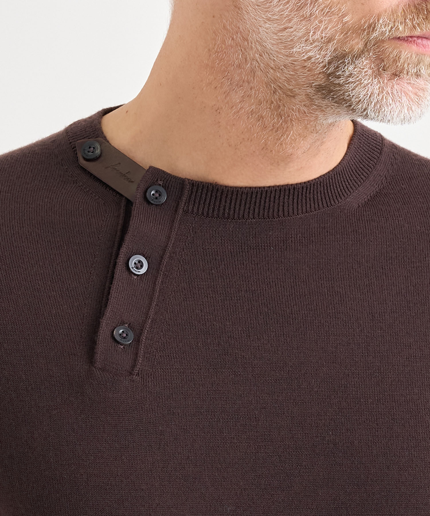別注WOOL CREW-NECK KNIT PULLOVER IRENISA