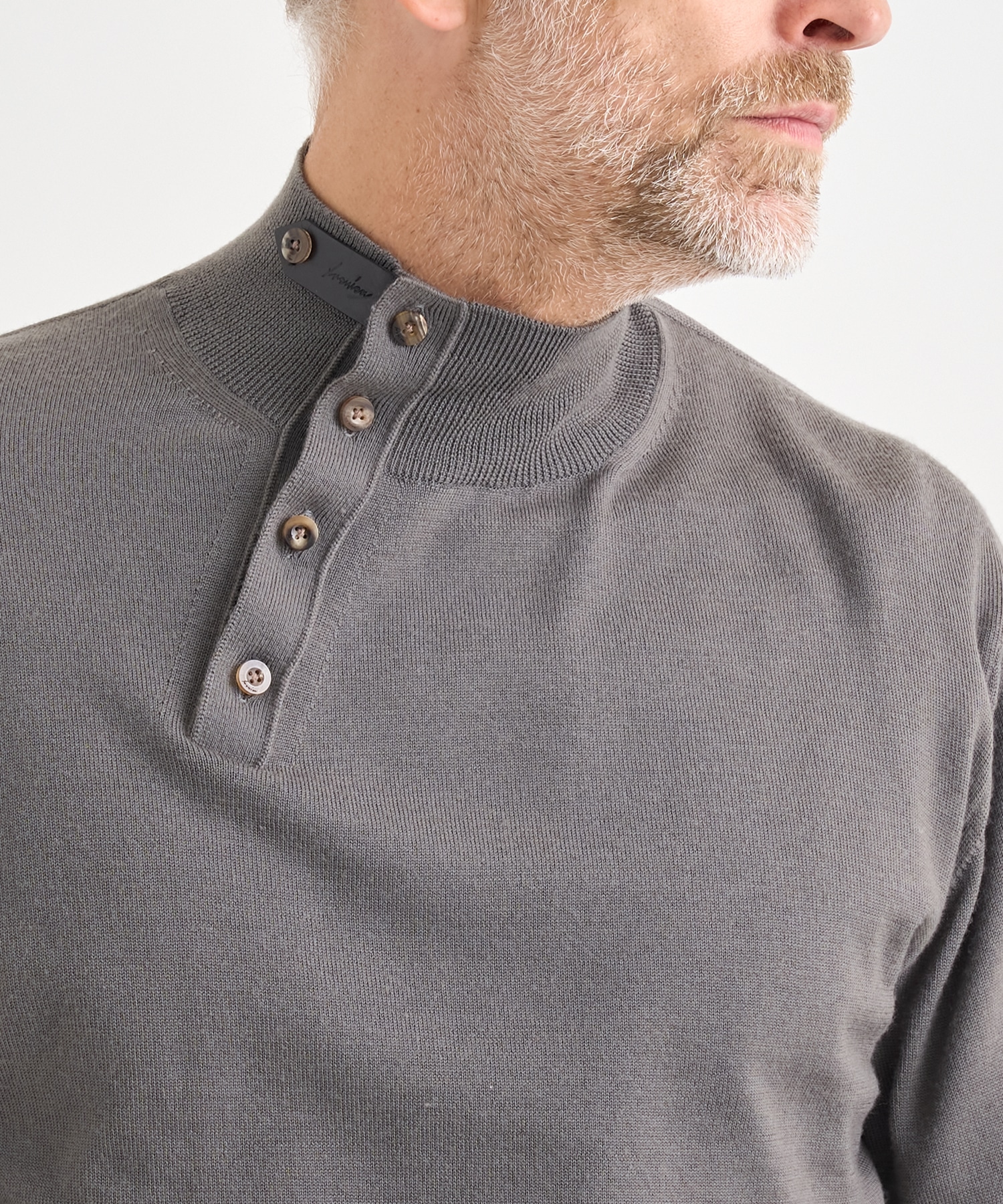 WOOL HIGH-NECK KNIT PULLOVER IRENISA