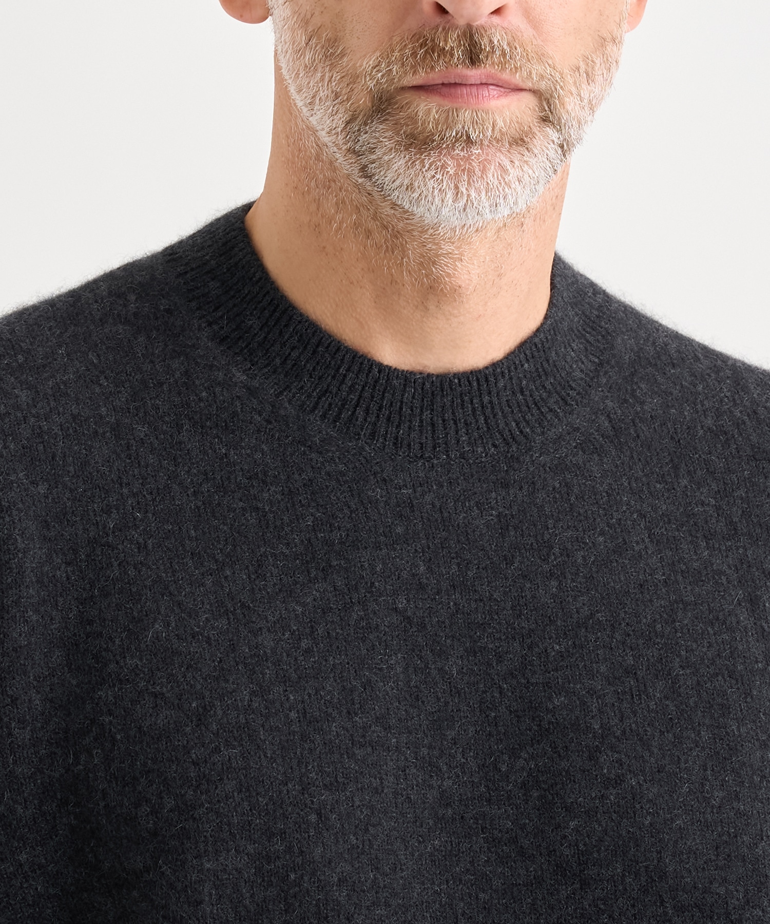 Cashmere Wholegarment Crewneck Sweater YOKE