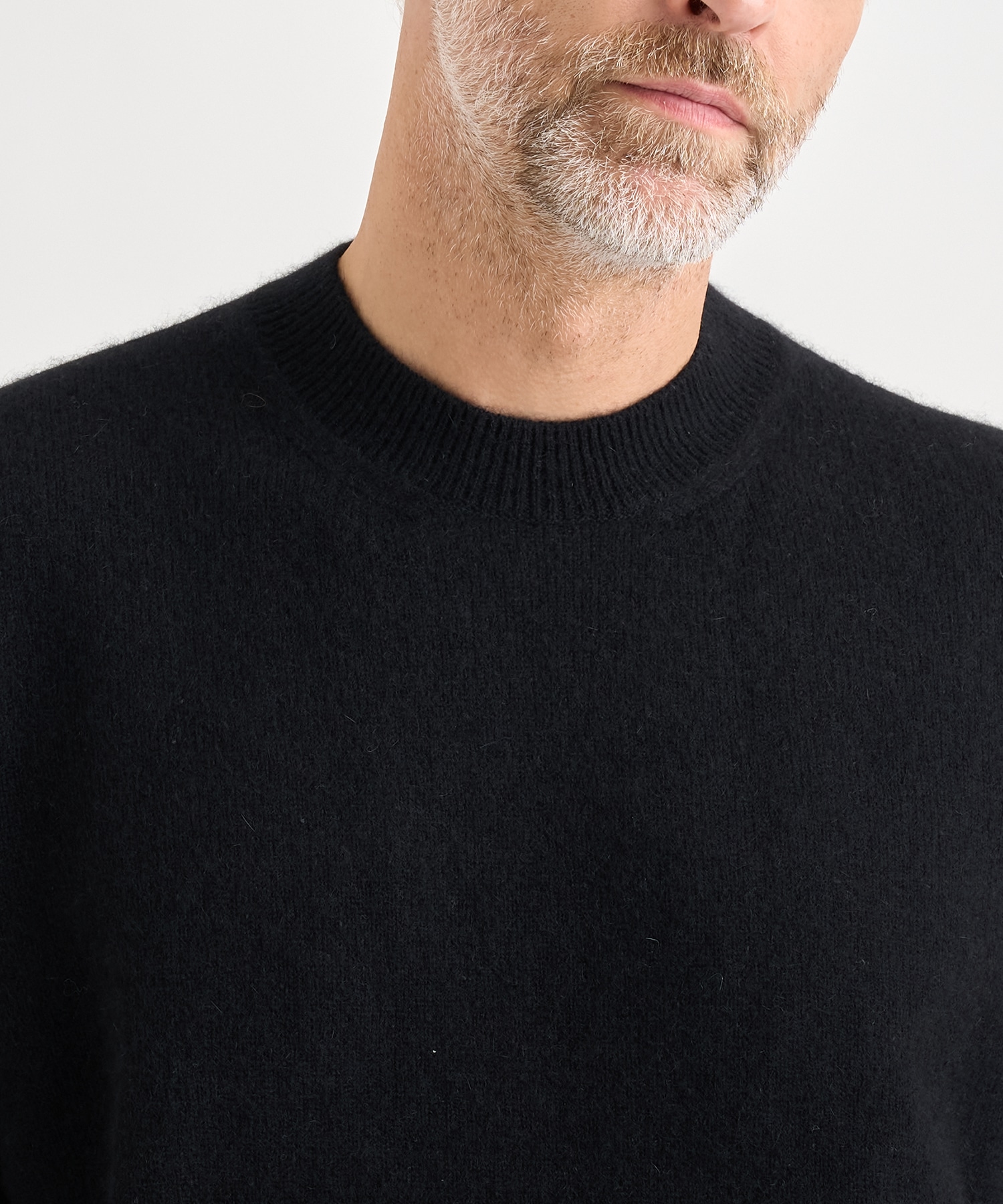 Cashmere Wholegarment Crewneck Sweater YOKE