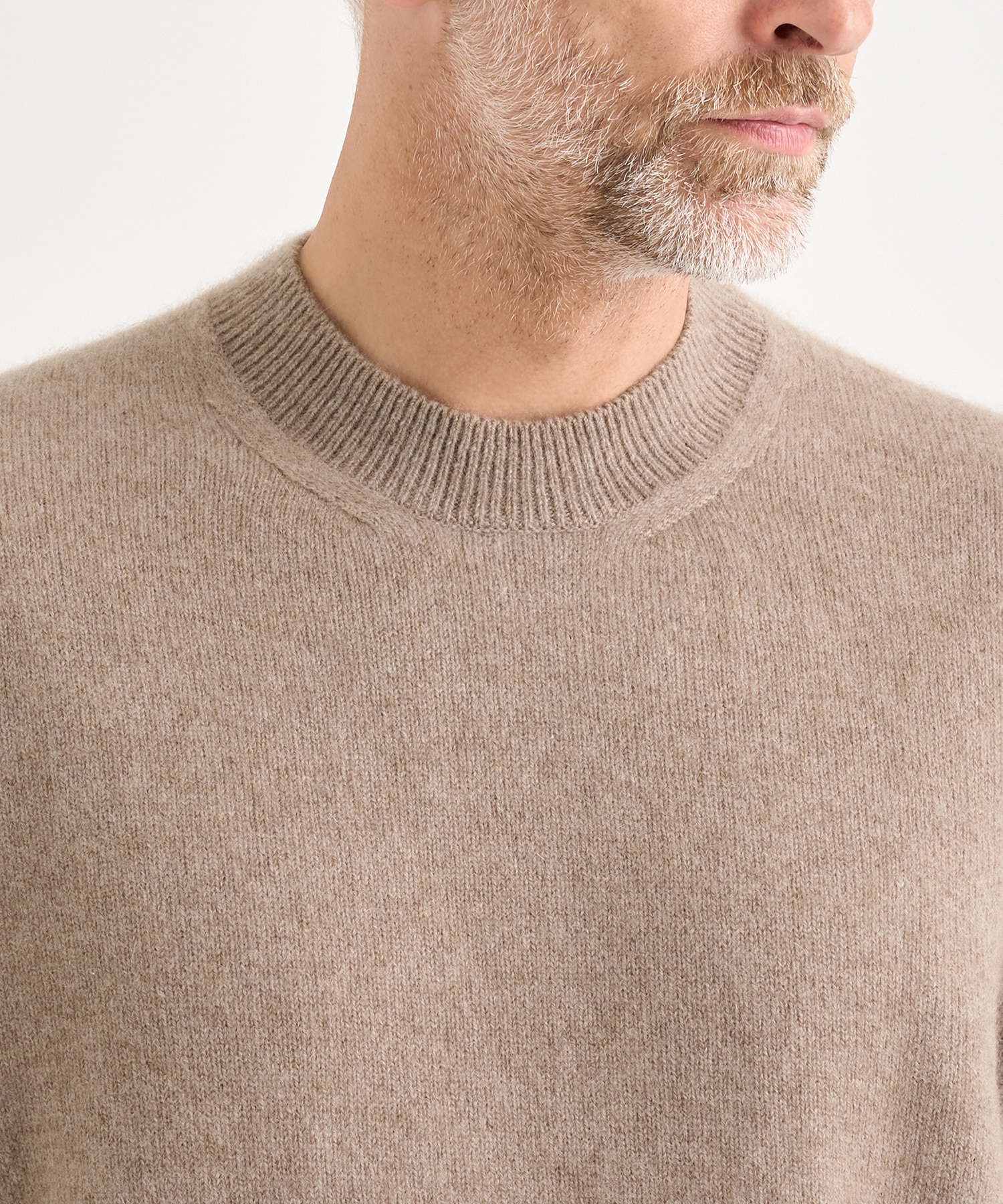 Cashmere Wholegarment Crewneck Sweater YOKE