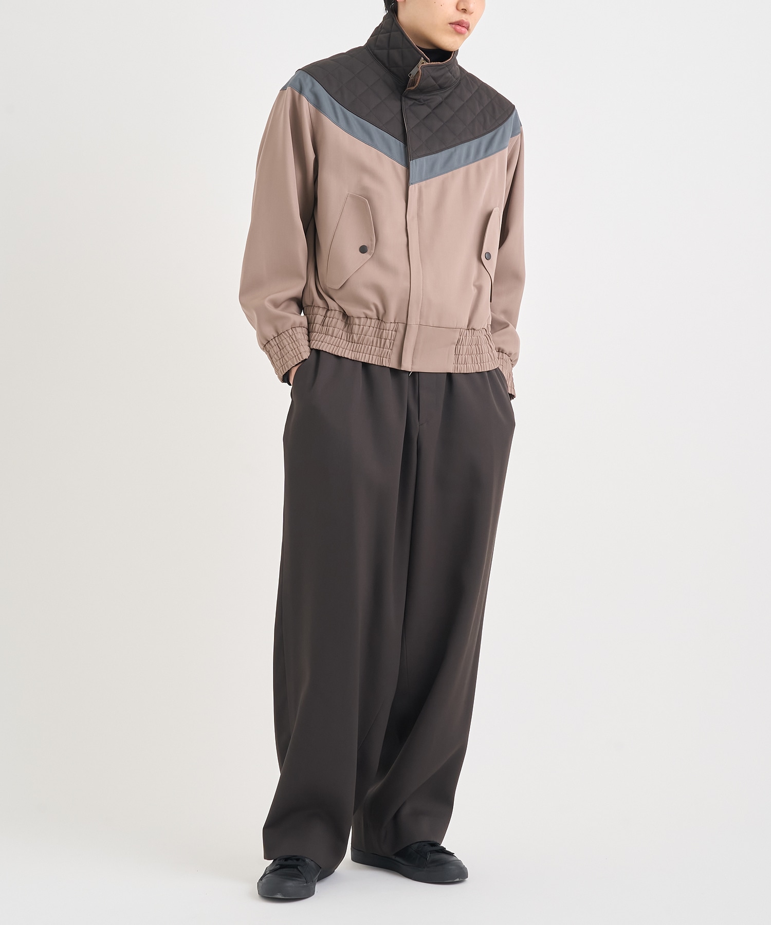 25WCM-P14121 WOOL TRACK PANTS kolor