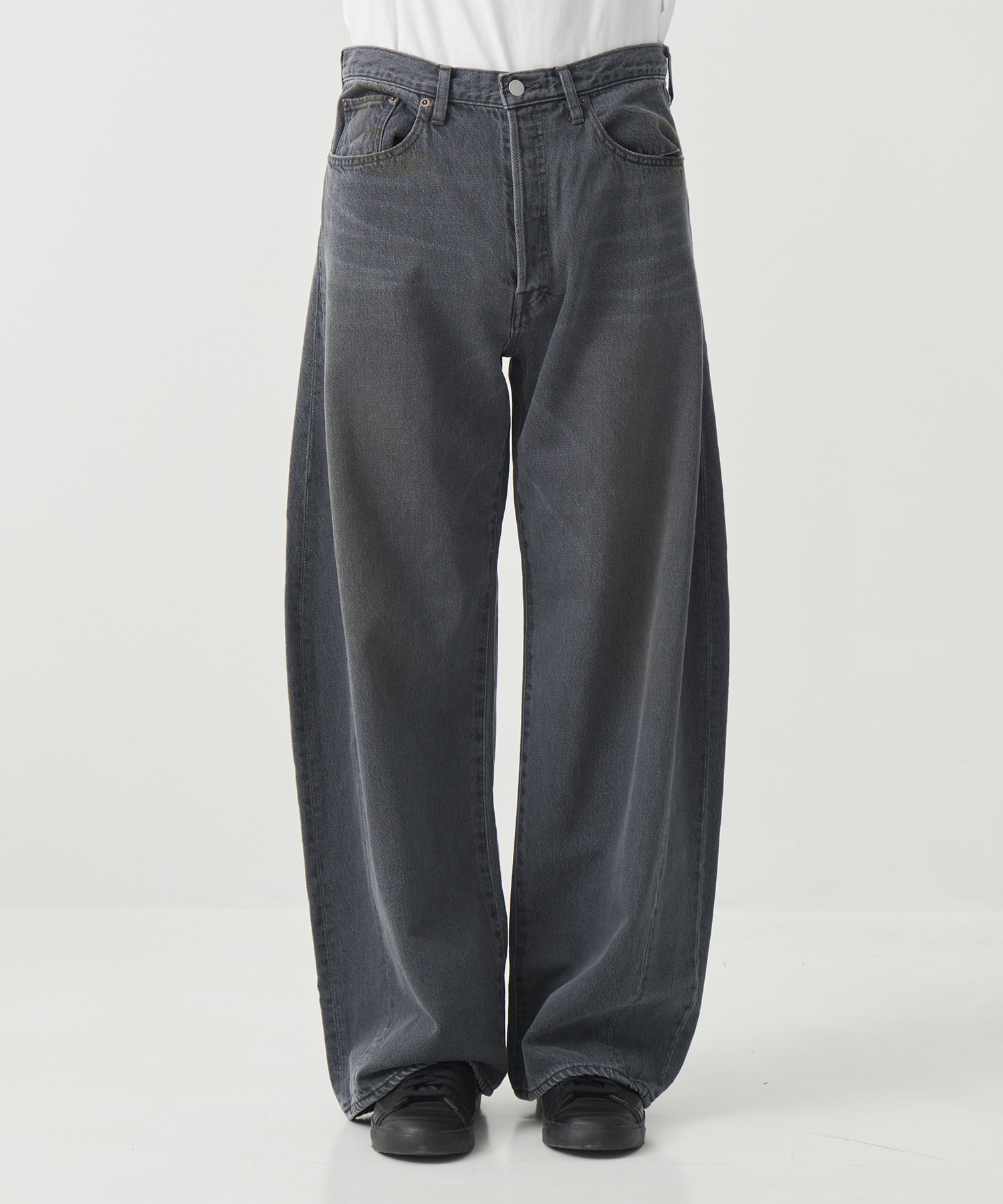 DEFORMATION WIDE DENIM JEANS ssstein
