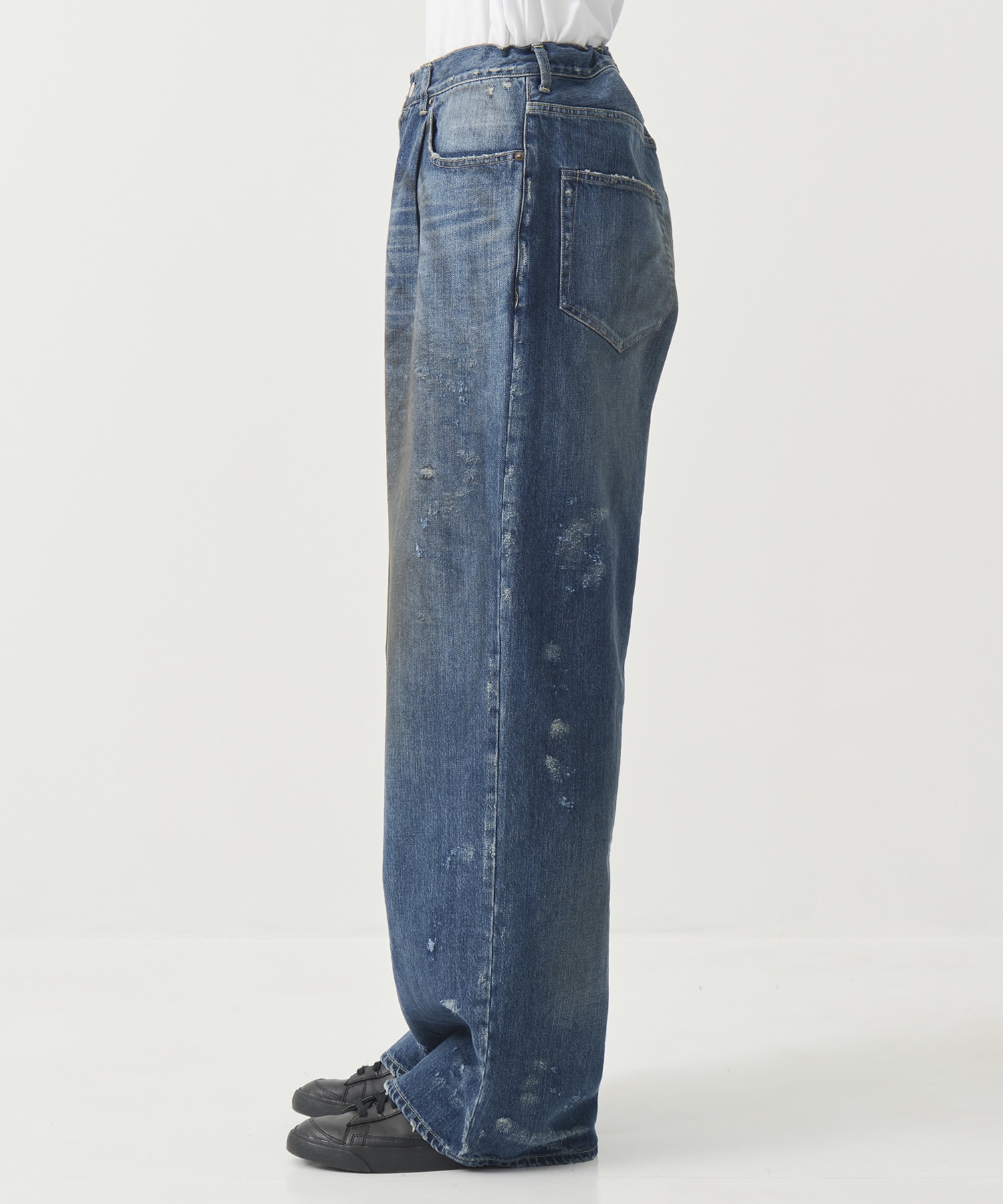 「残りわずか」BAGGY DENIM JEANS ssstein