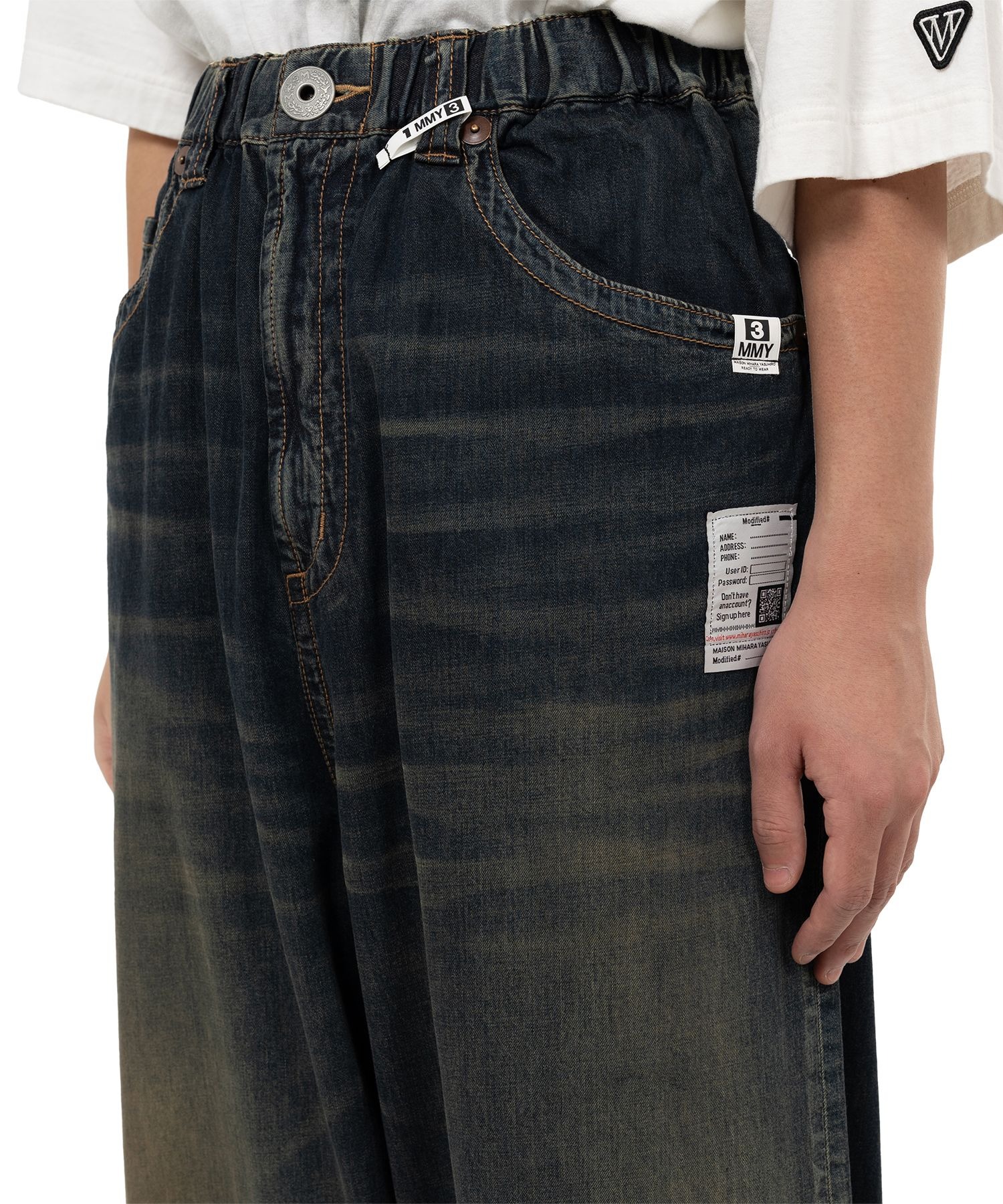 LIGHT WIDE JEANS Maison MIHARA YASUHIRO