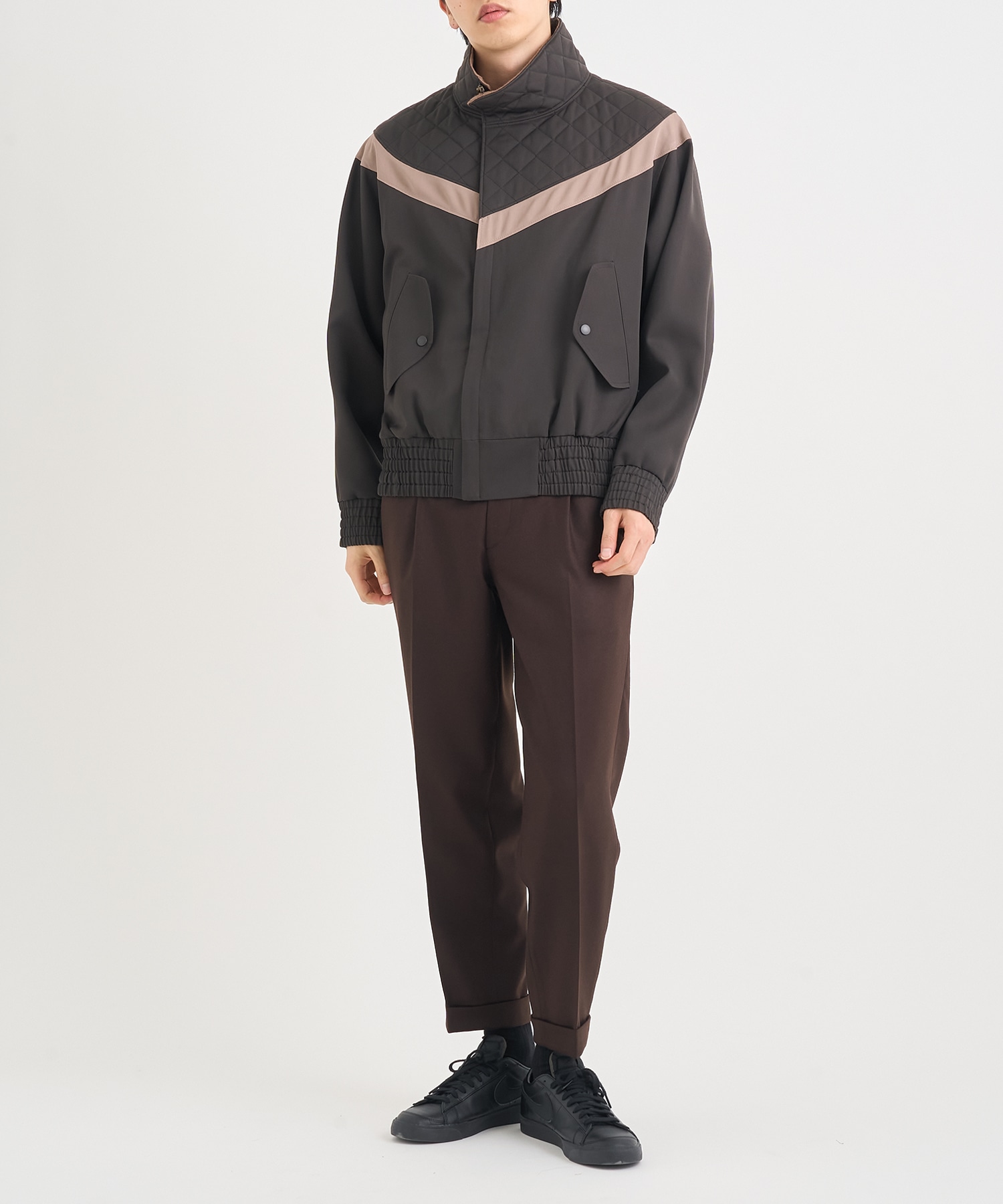 25WCM-G13121 WOOL TRACK BLOUSON kolor