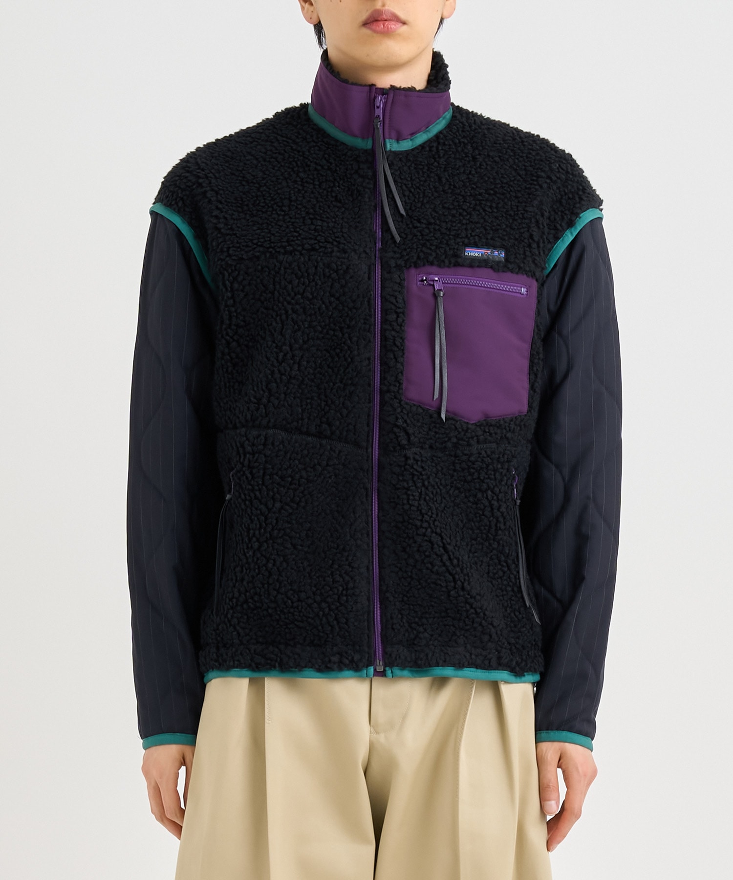 Freece-texture jacket 