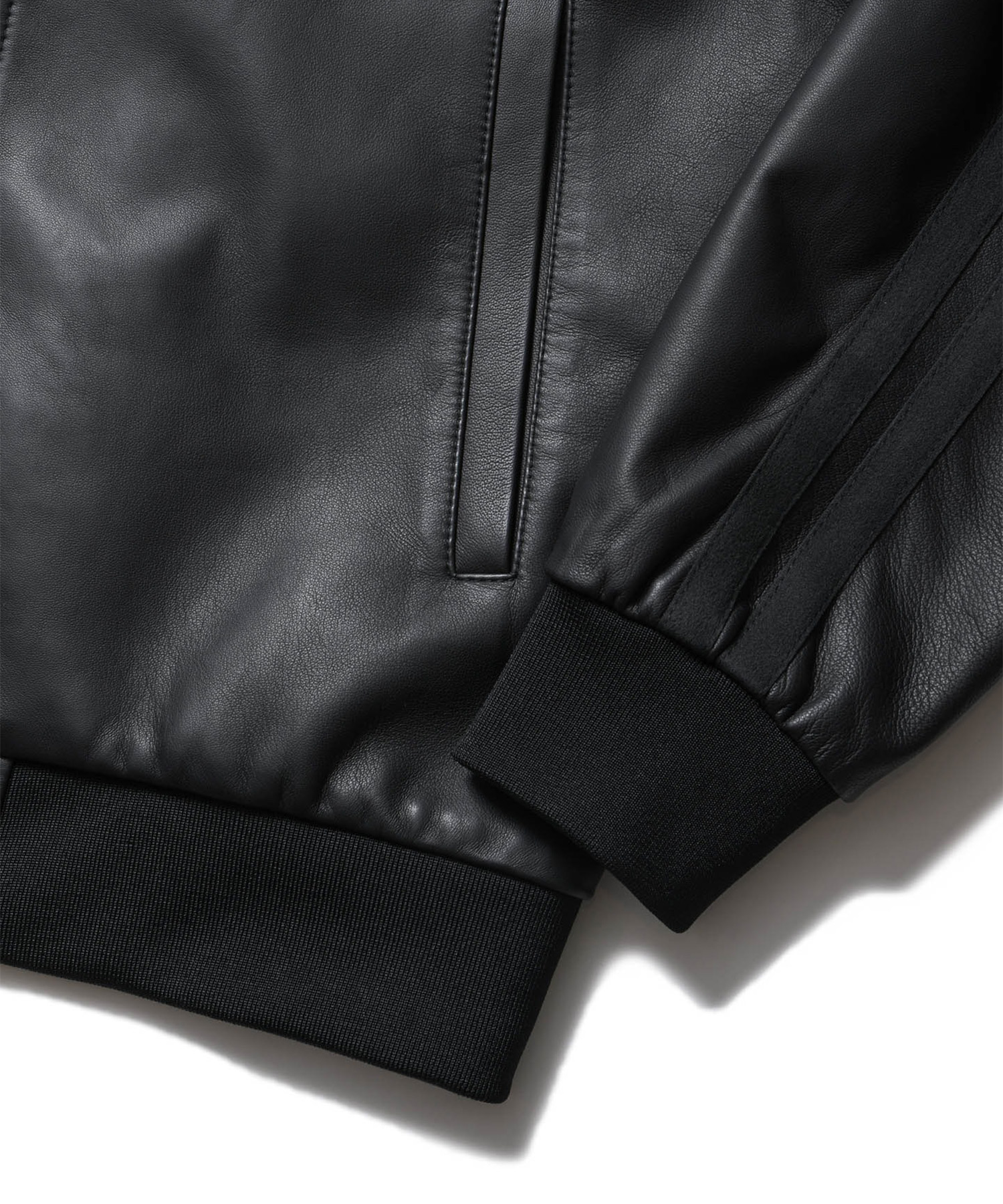 LEATHER TRACK JACKET F.C.Real Bristol
