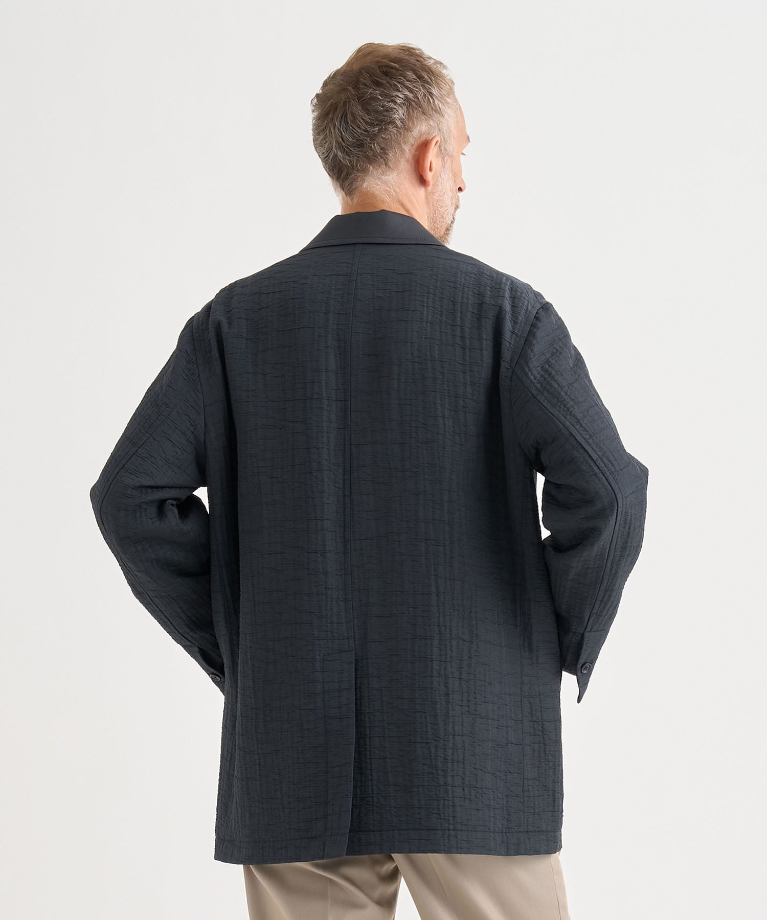 LEATHER -COLLAR JACKET IRENISA