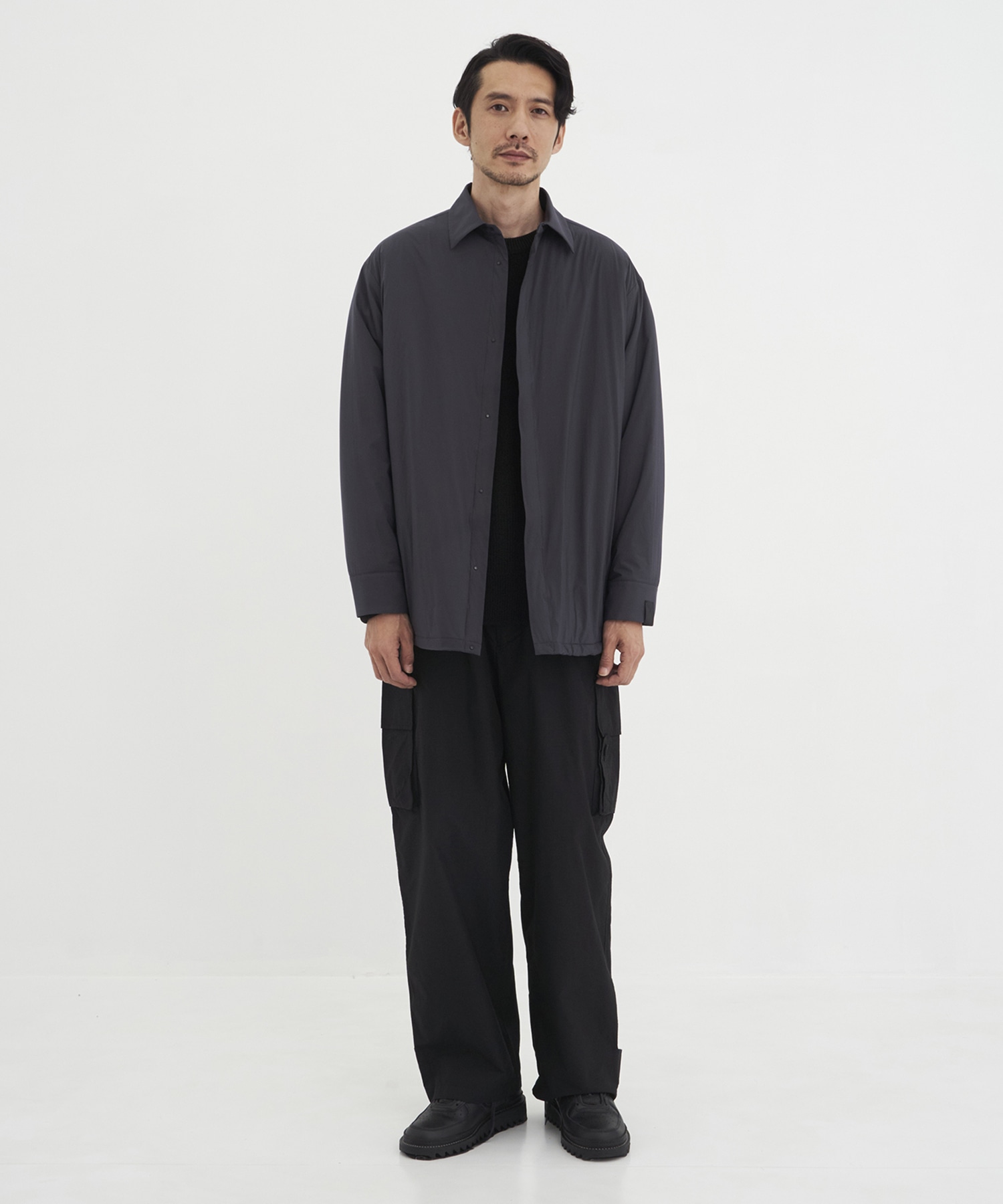 2252-BL20-003 PADDED OVERSHIRT N.HOOLYWOOD