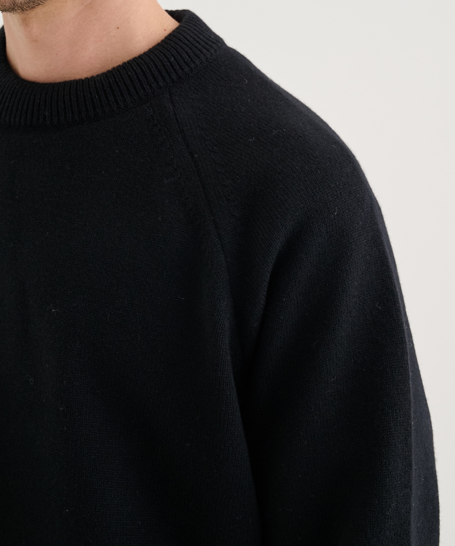 RERACS RAGLAN CREW NECK PULLOVER KNIT THE RERACS