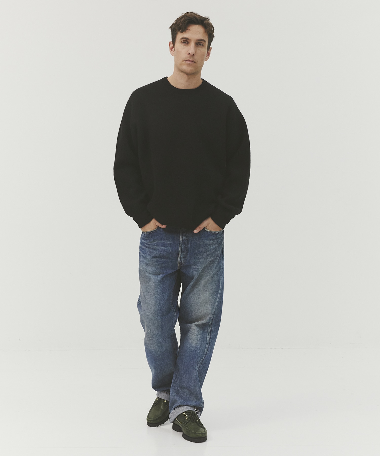 CASHMERE REVERSIBLE PULLOVER CASHMERE CASHMERE