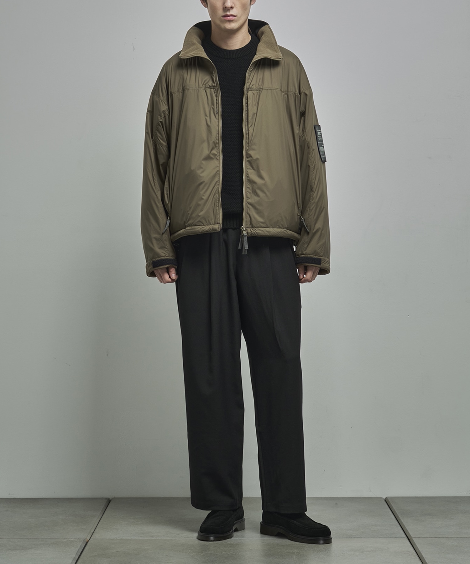 ×WILD THINGS 9252-BL01-003 REVERSIBLE OVERSHIRT N.HOOLYWOOD