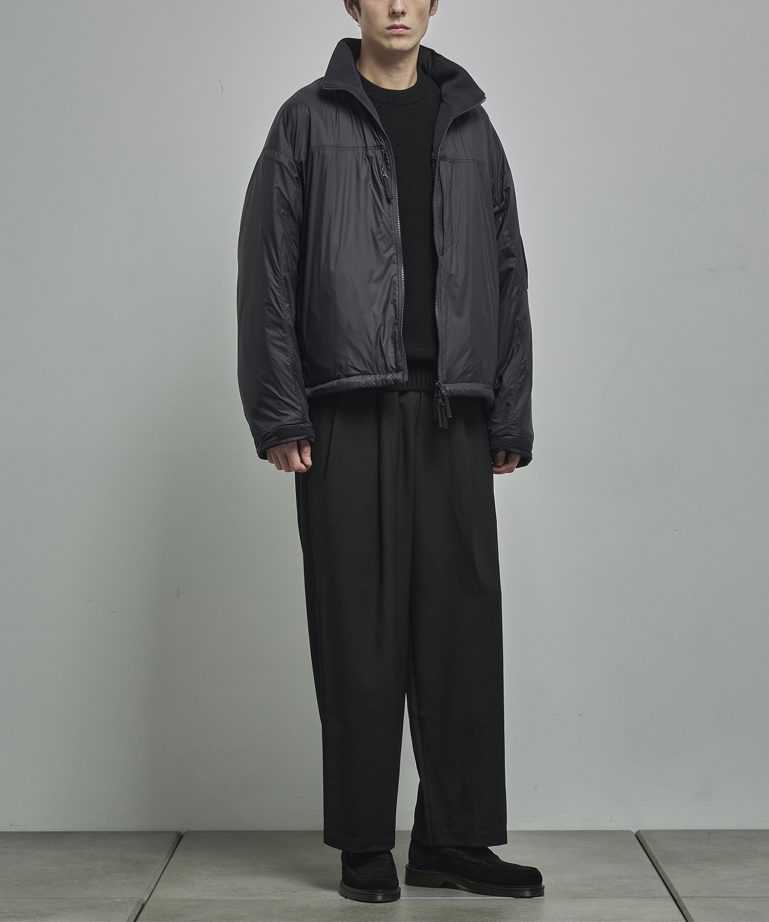 ×WILD THINGS 9252-BL01-003 REVERSIBLE OVERSHIRT N.HOOLYWOOD