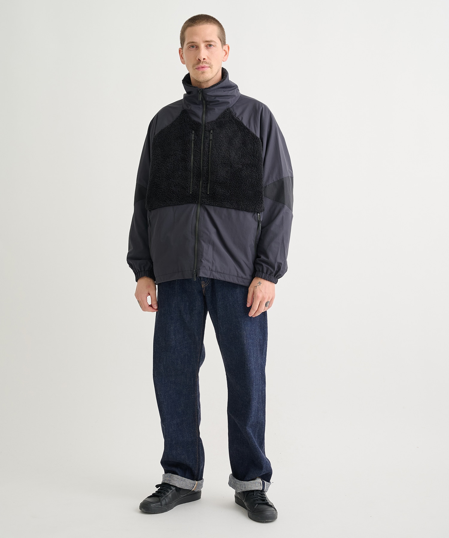 別注BLK FLEECE BLOUSON White Mountaineering