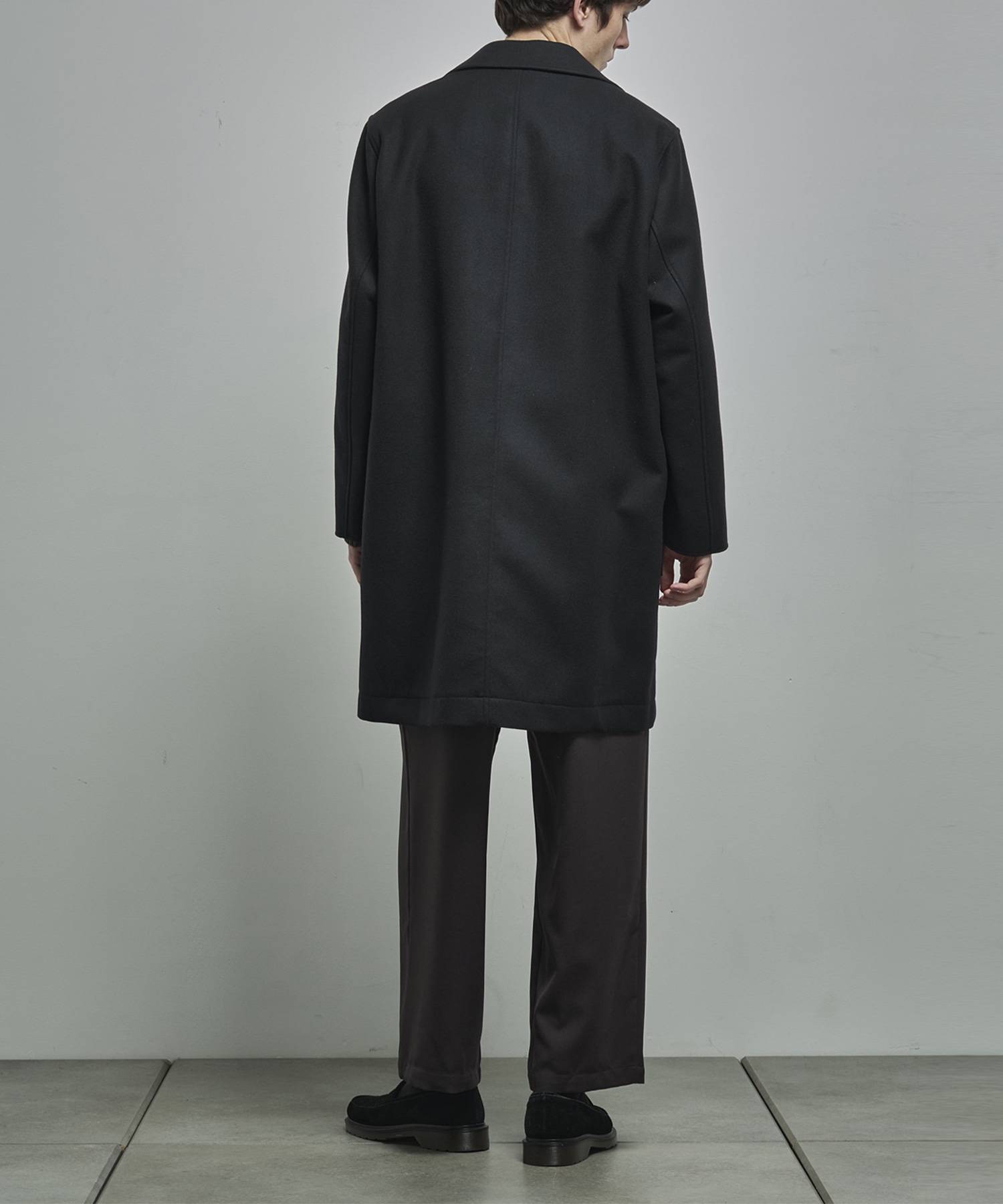 SUPER 160S DOUBLE SAXONY SEMI DOUBLE COAT ATON