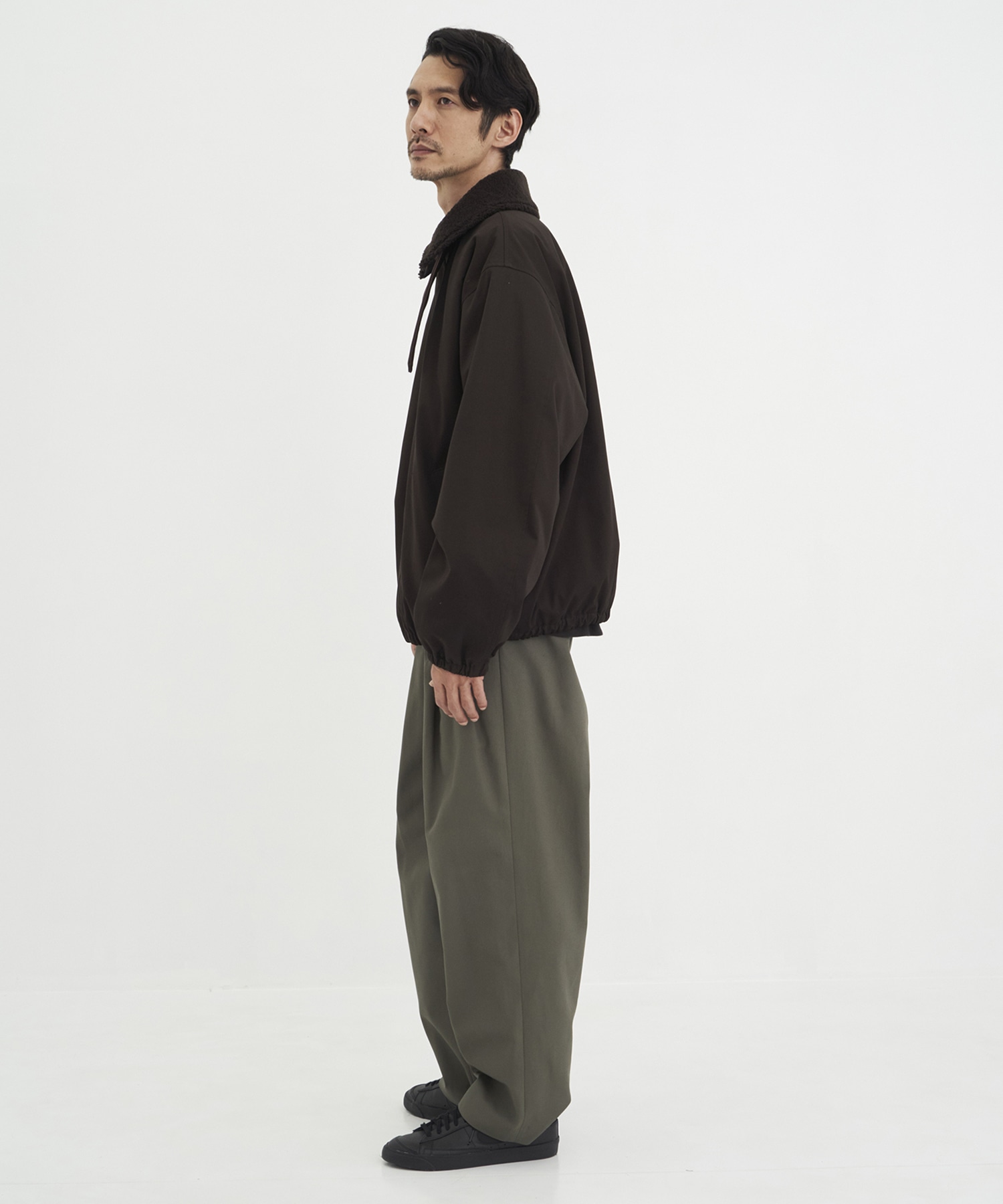 MOUTON COLLAR PADDED JACKET ssstein