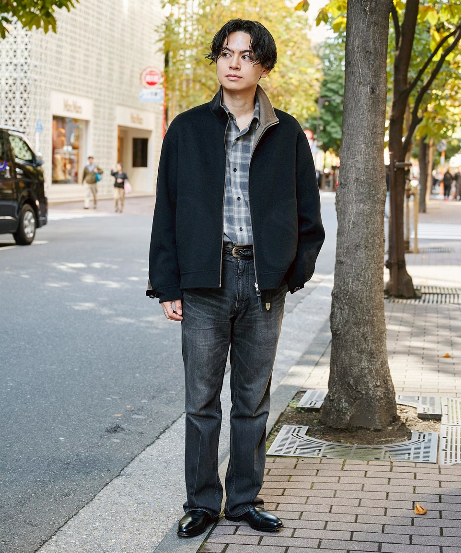 【MENS】CASHMERE REVERSIBLE STAND ZIP BLOUSON CASHMERE CASHMERE