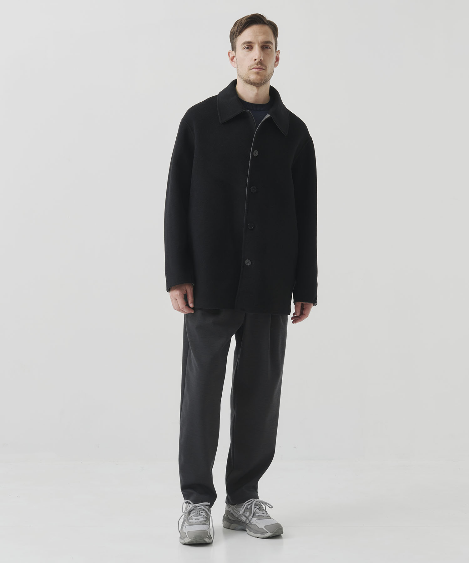 CASHMERE/SILK/WOOL SHORT COAT CASHMERE CASHMERE