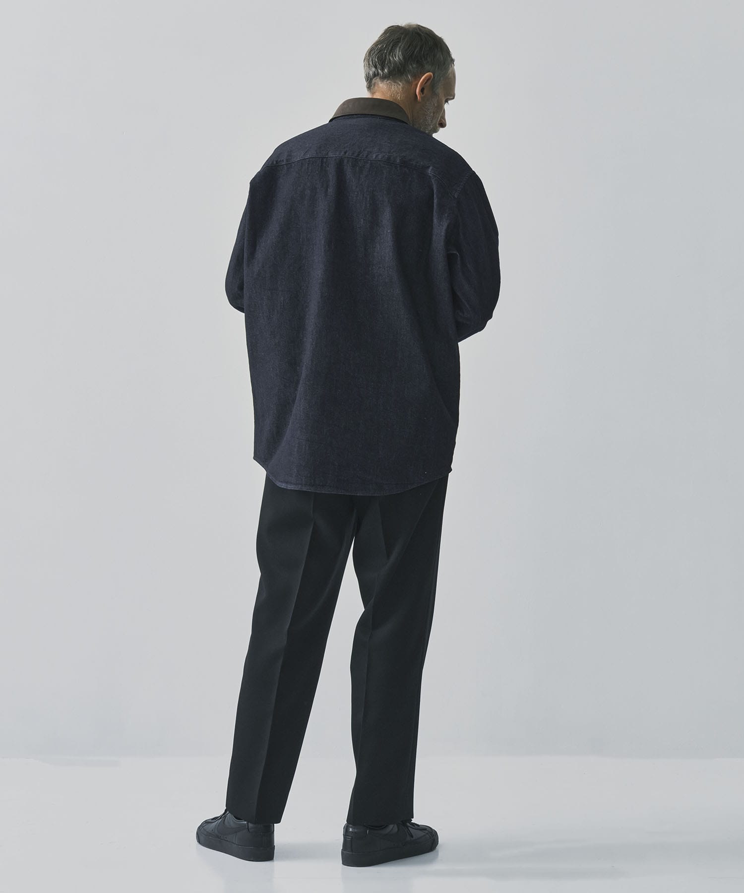 別注襟切替シャツ ONE WASH N.HOOLYWOOD