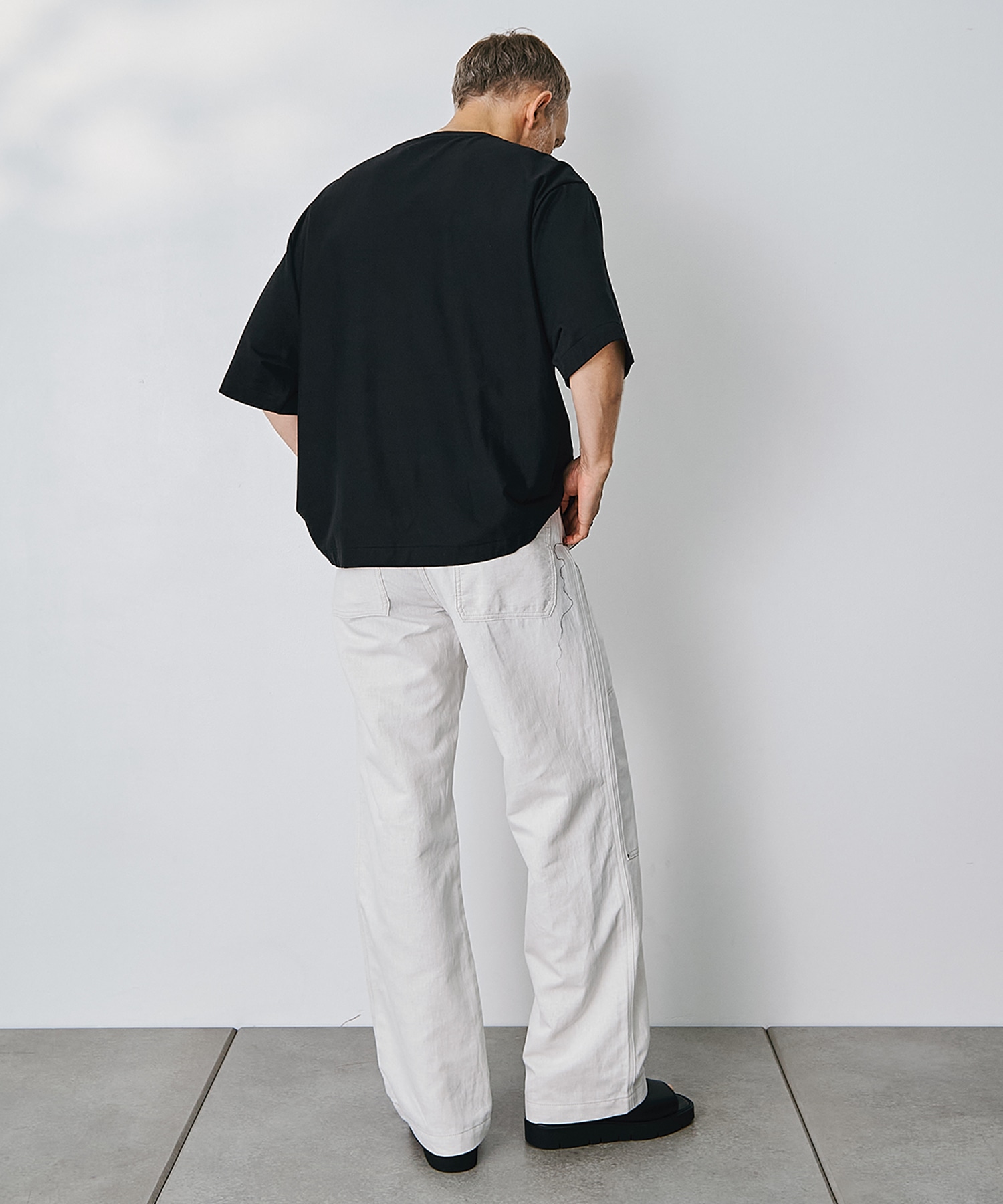 別注NEW CLASSIC WORK JEANS NATURAL LINEN TANAKA