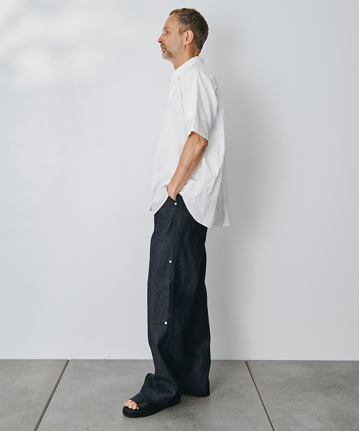 別注NEW CLASSIC WORK JEANS INDIGO LINEN TANAKA