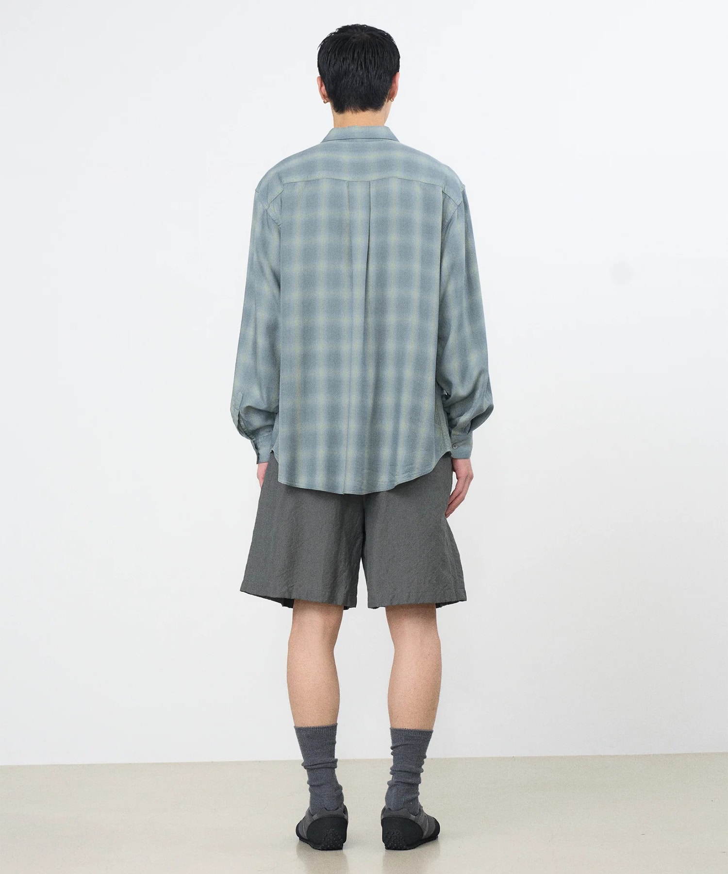 【ヨーク】YK26SS01286SH OMBRE PLAID REGULAR COLLAR SHIRT YOKE