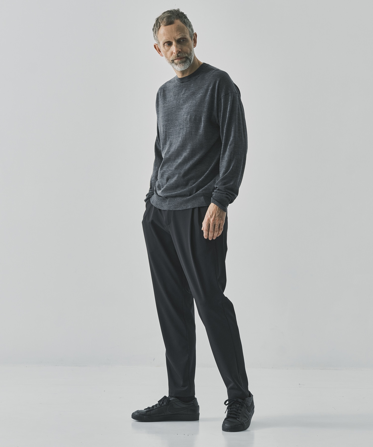 Light Matte Stretch Jersey Easy Tapered Pants THE TOKYO