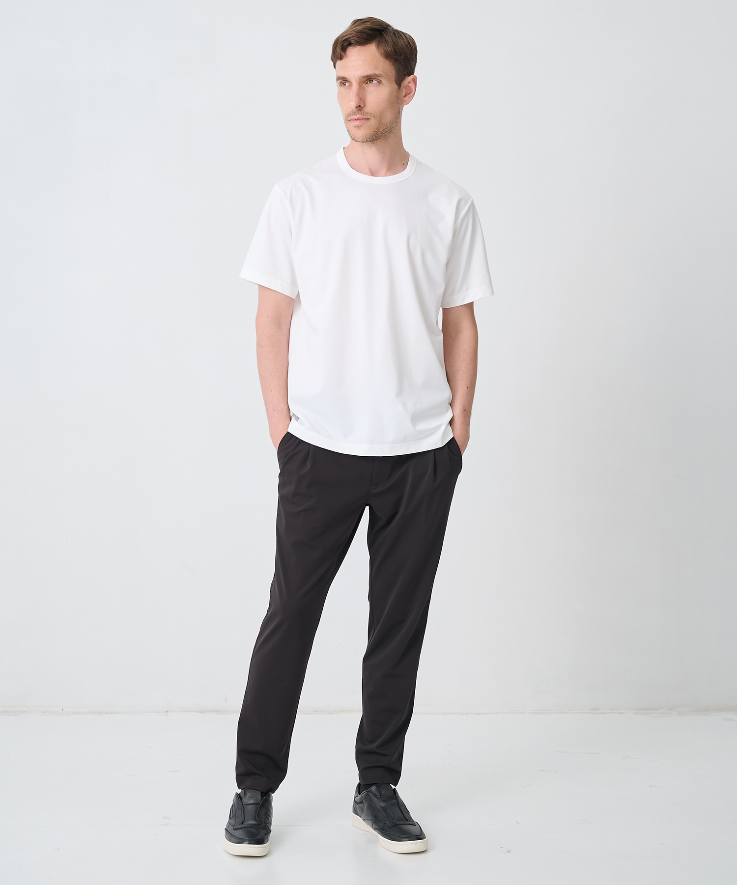 Light Matte Stretch Jersey Easy Tapered Pants THE TOKYO