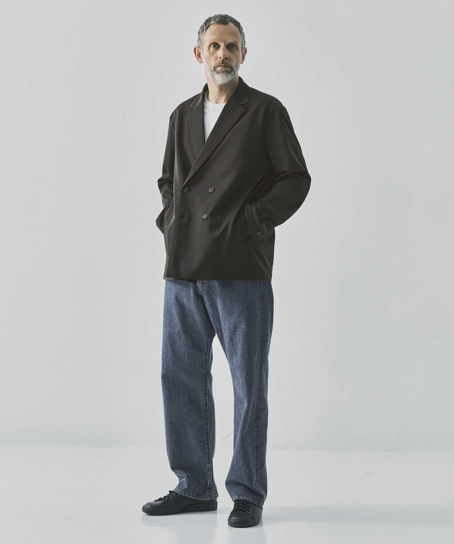 Light Matte Stretch Jersey Double Jacket THE TOKYO