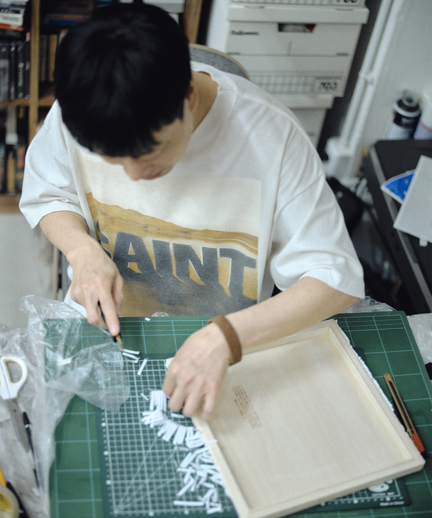 【セントマイケル】SM-MK1-0000-C15 Kosuke Kawamura S/S Tee SAINT MXXXXXX