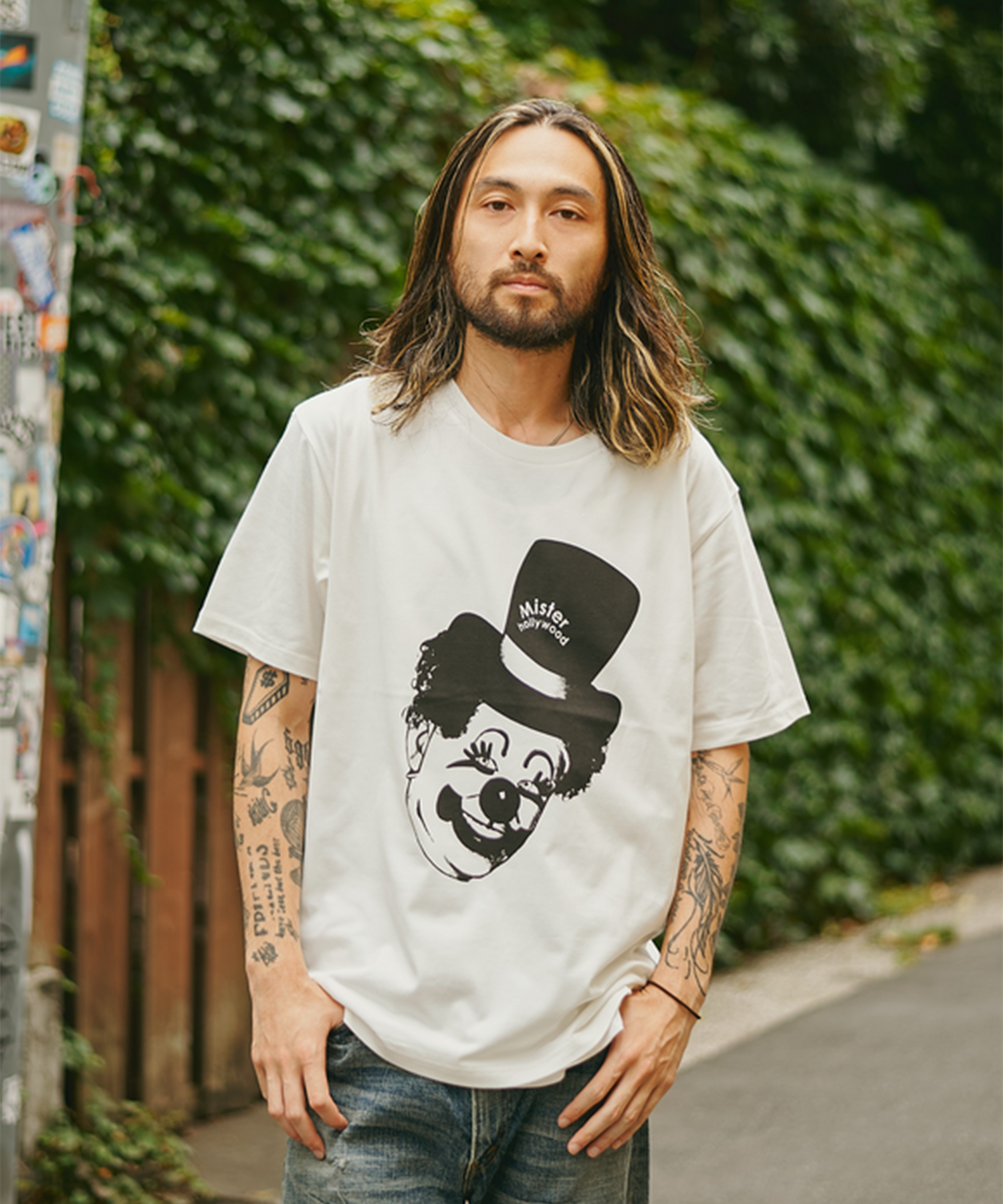 【エヌハリウッド】〈別注〉復刻 PIERROT T-SHIRT N.HOOLYWOOD