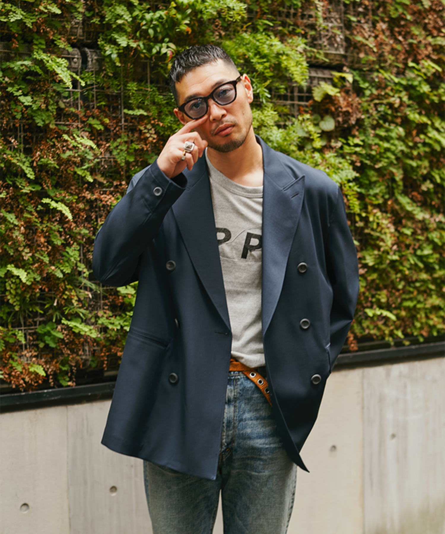 【エヌハリウッド】〈別注〉復刻 HAPPY T-SHIRT N.HOOLYWOOD