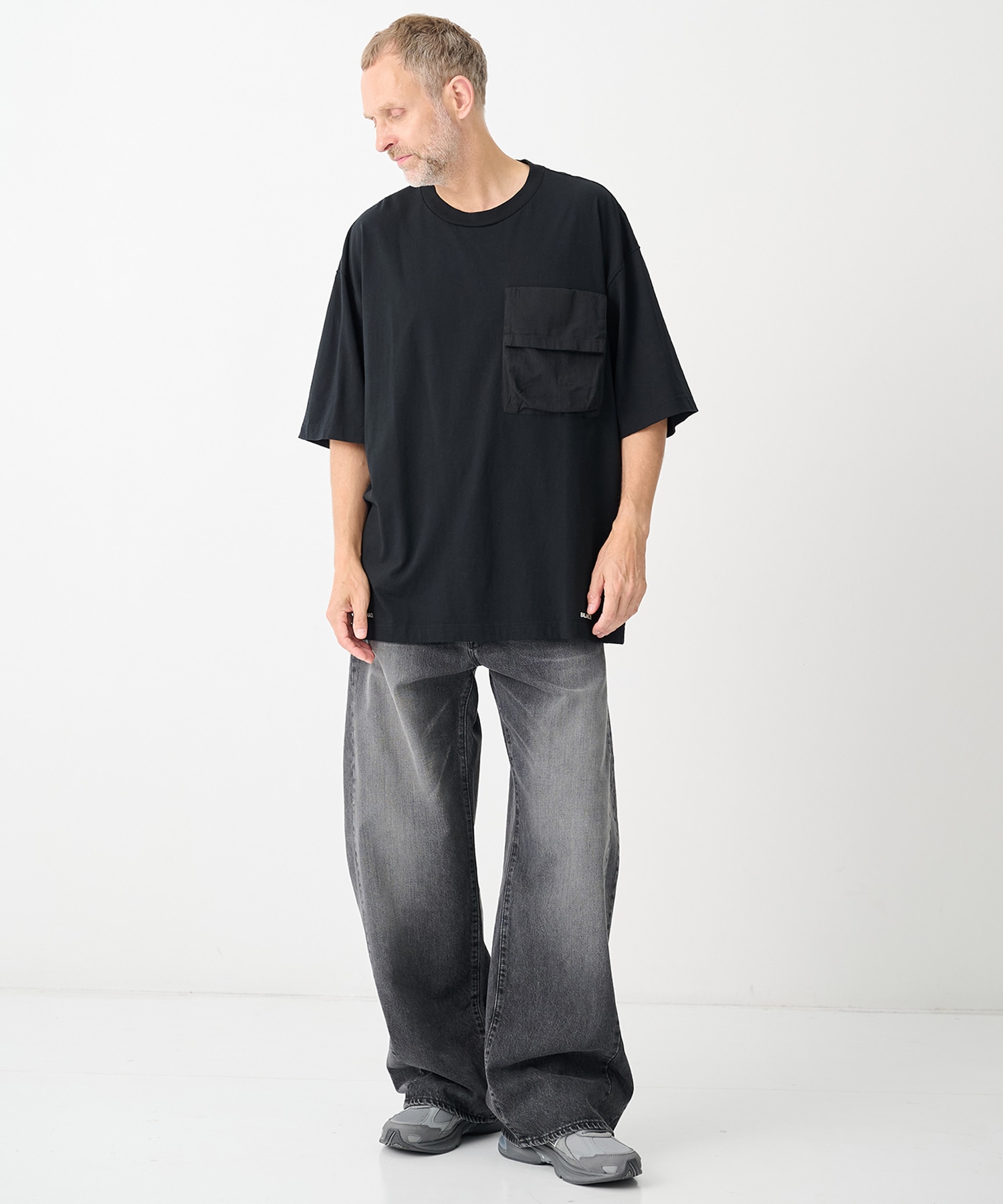 シュタイン】ST.1563 DEFORMATION WIDE DENIM PANTS | SSSTEIN