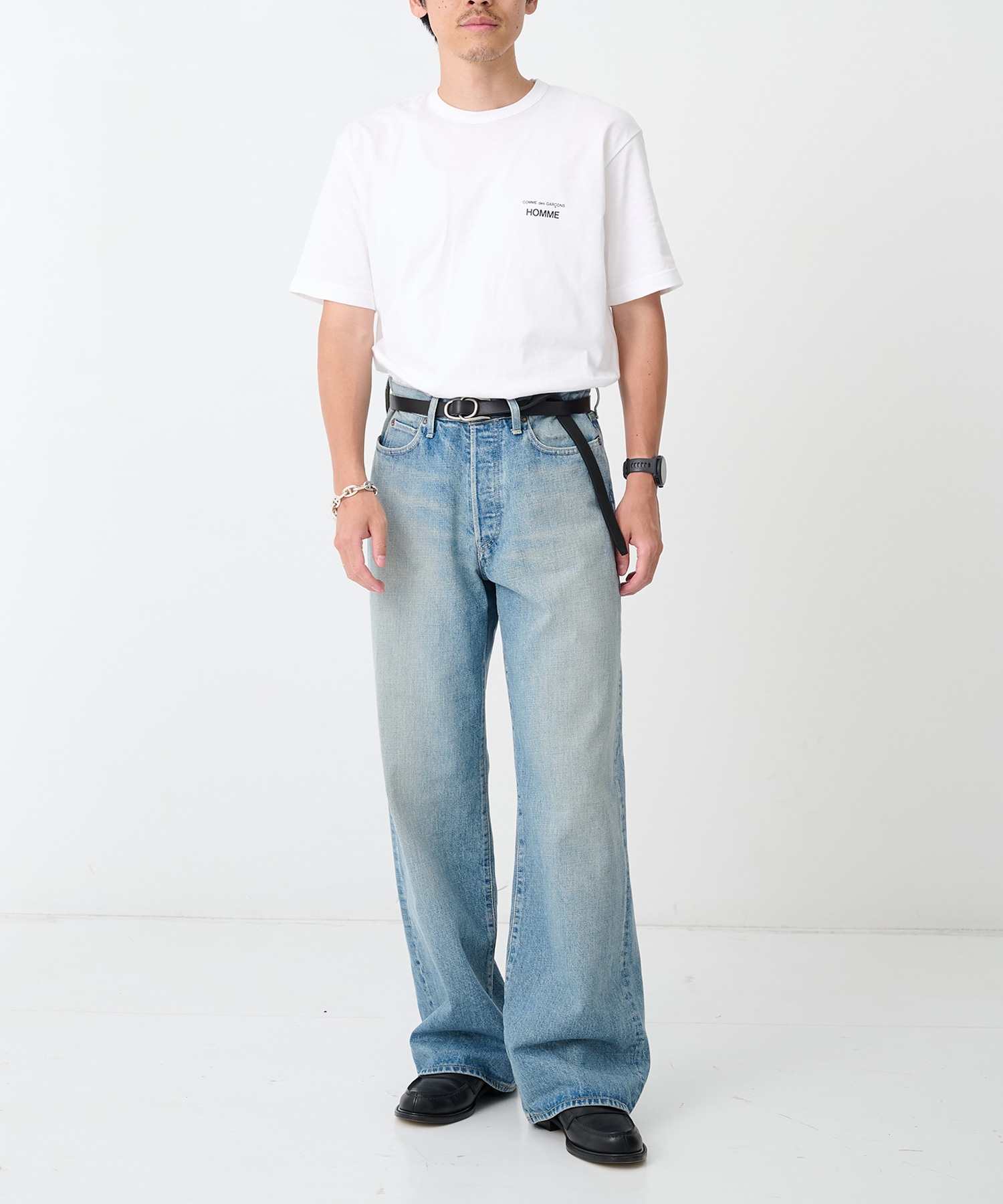 【シュタイン】ST.1566 LOOSE DENIM PANTS ssstein