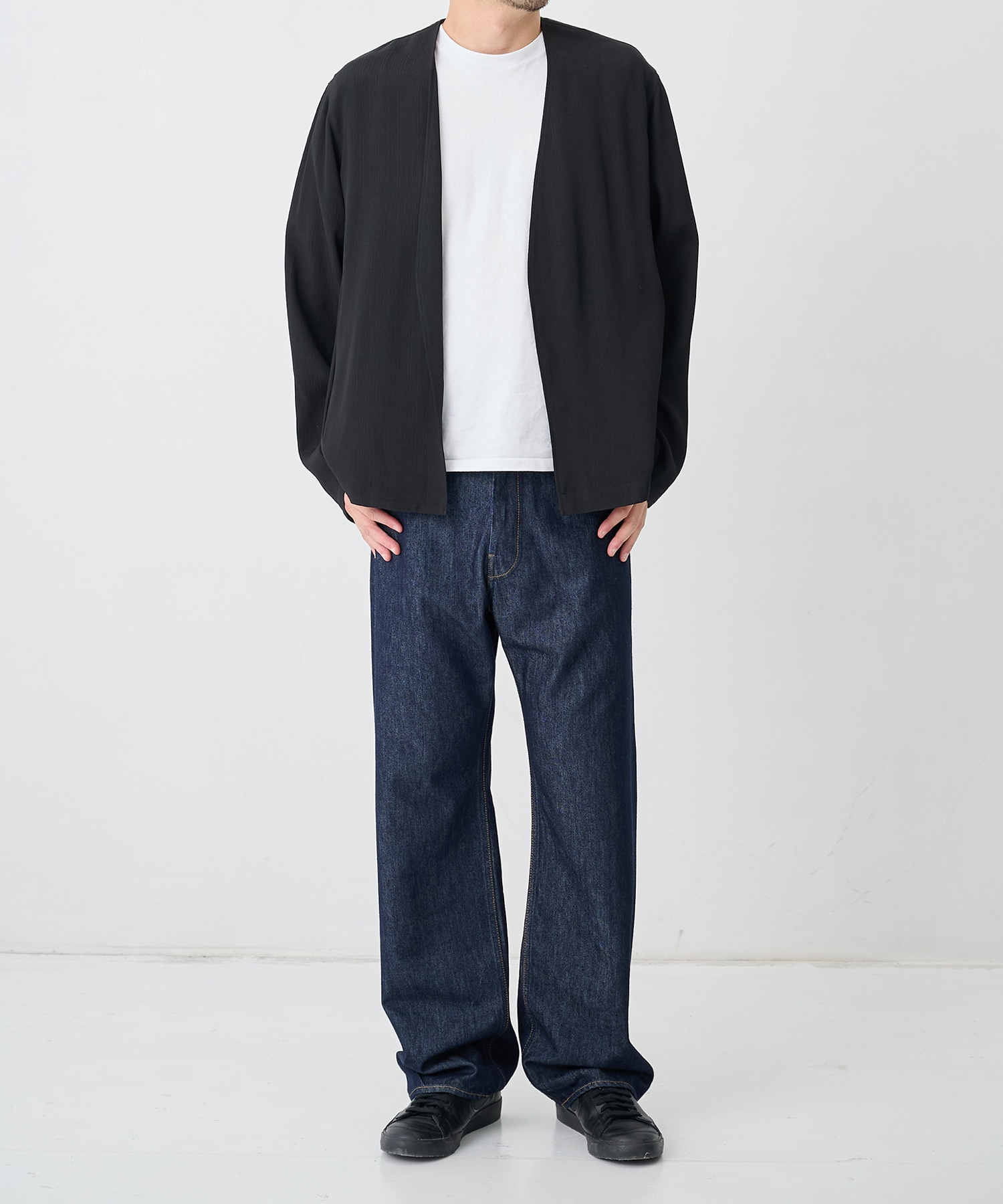 SILK α Pleats Summer Cardigan SILK α