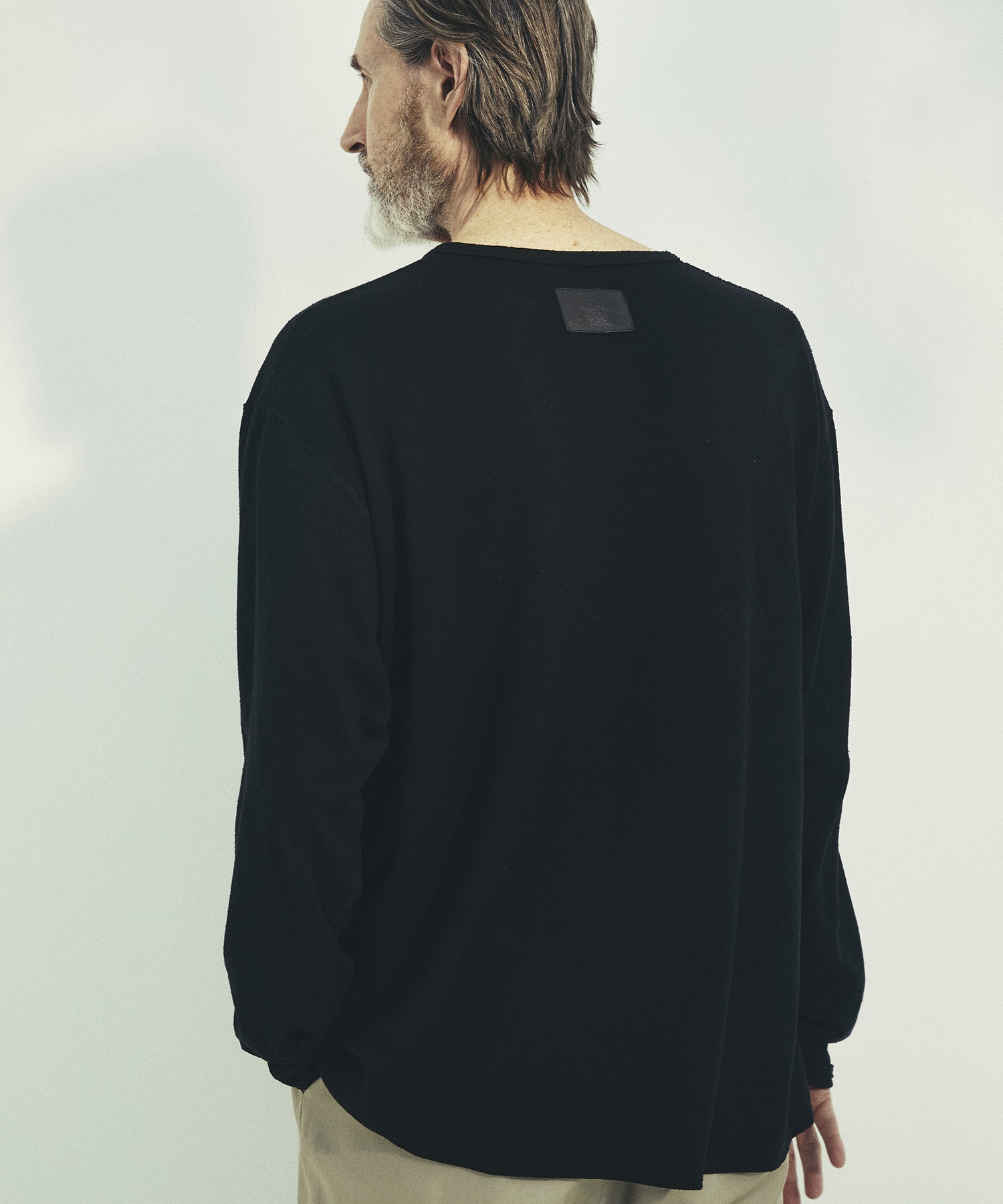 SILK α Henry Neck L/S Tee SILK α