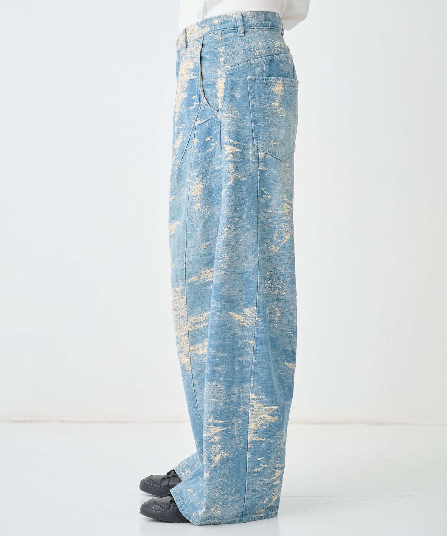 【ターク】TA26AW-PT035 DENIM CURVED PANTS TAAKK