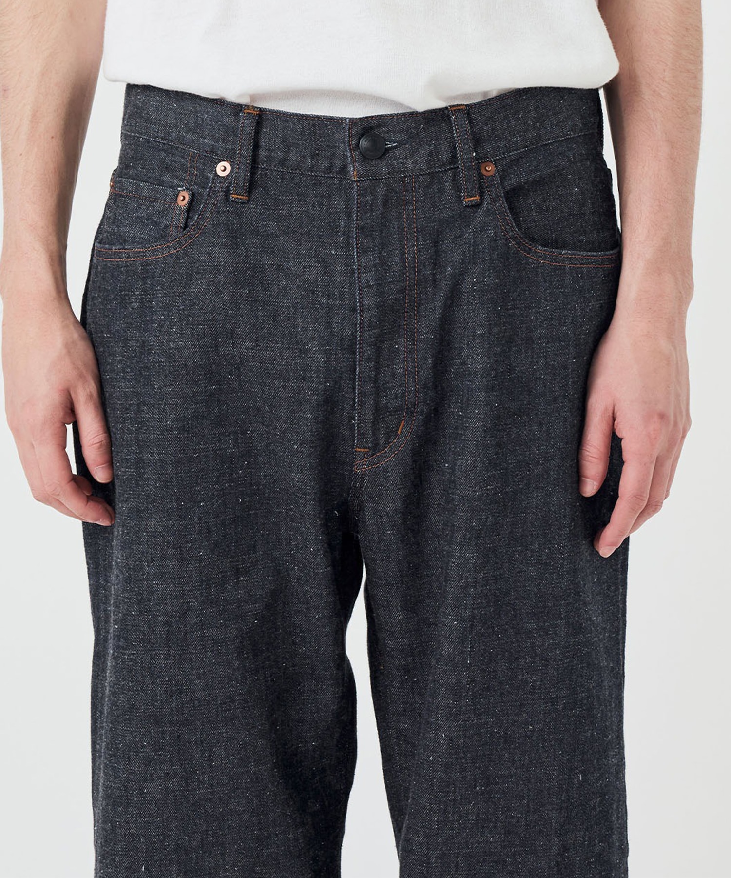 S26FC075 Selvage Denim Straight Pants nanamica