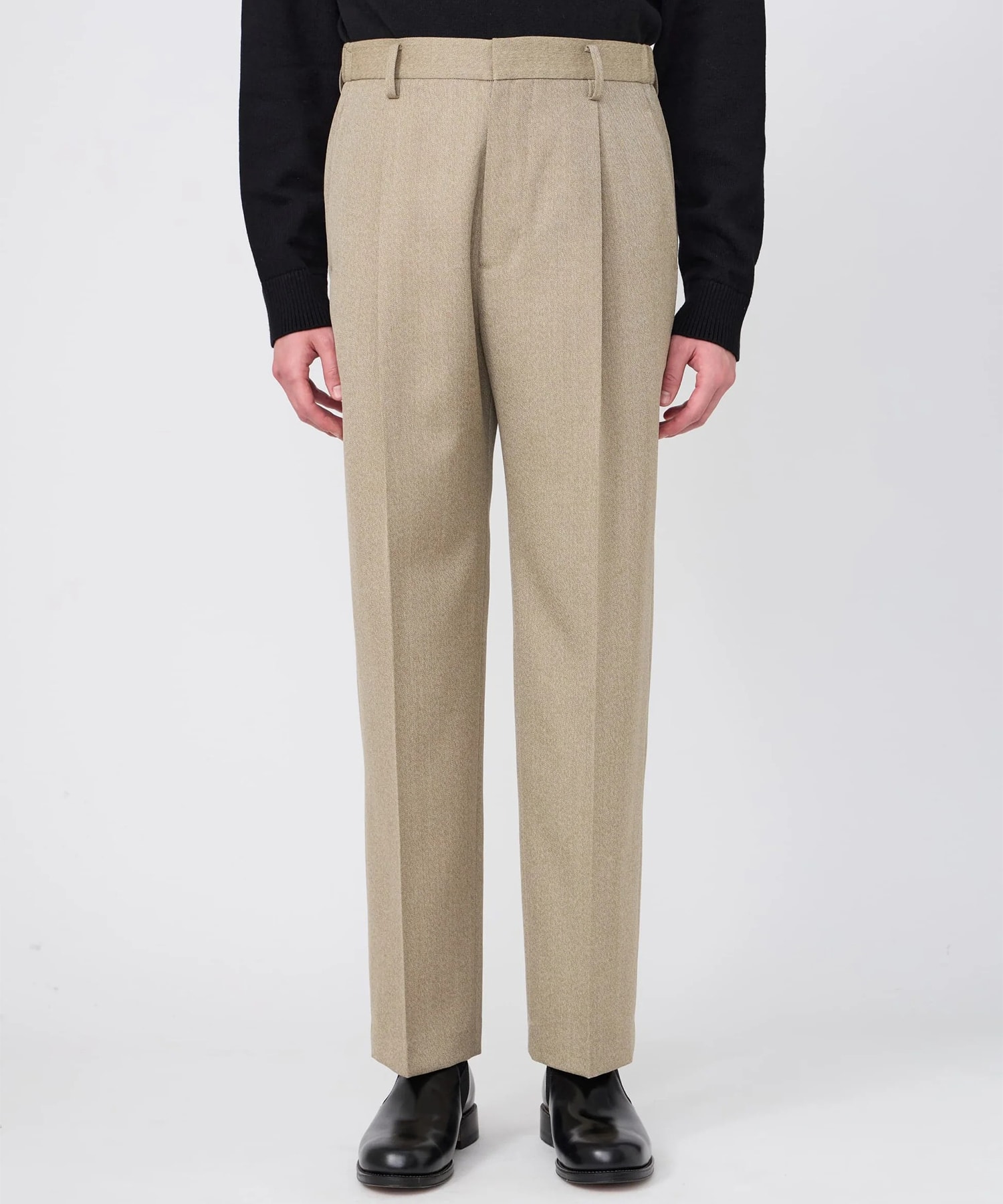 【イレニサ】IH-26FW-P057-NDS ONE-TUCK STRAIGHT TROUSERS IRENISA