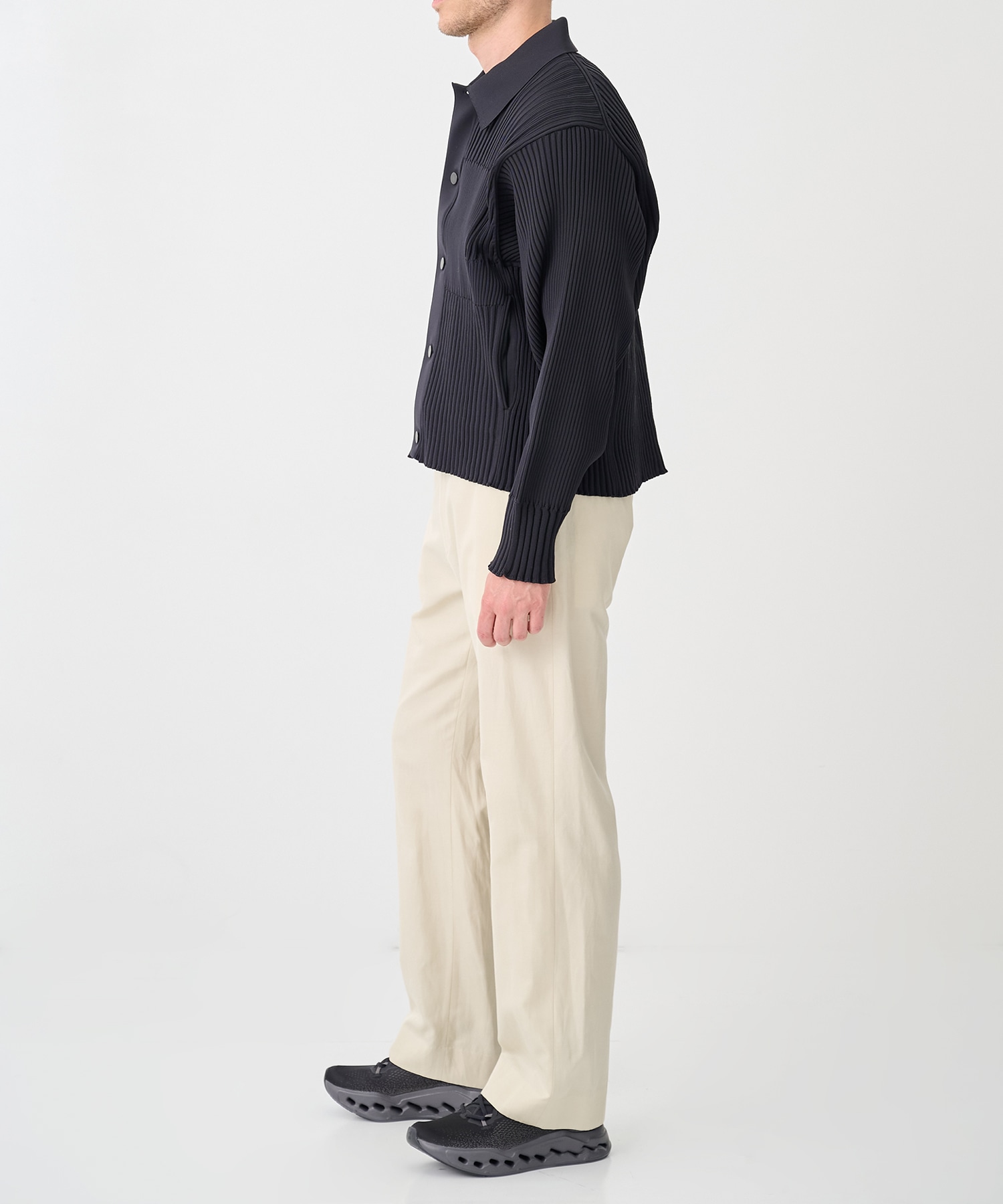 【シーエフシーエル】CF012KC207JP00 FLUTED SHIRT COLLAR BLOUSON CFCL