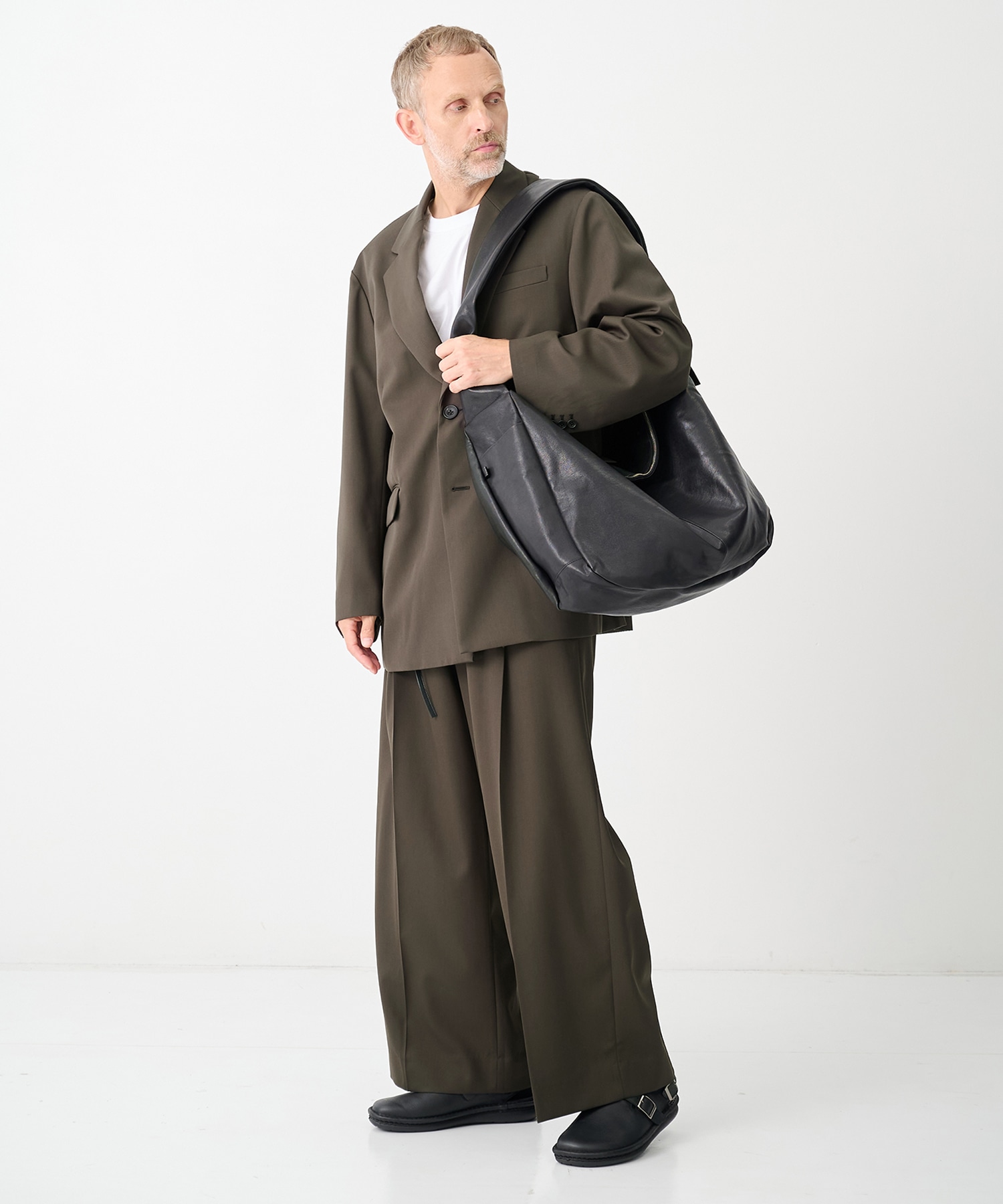 【シュタイン】ST.1588 OVERSIZED SINGLE BREASTED LONG JACKET ssstein