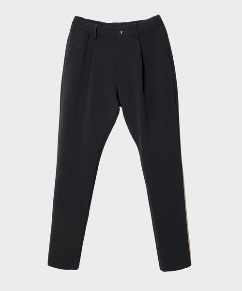 AP62-062 PE STRETCH DOUBLE CLOTH REGULAR FIT 1TUCK TROUSERS ATTACHMENT