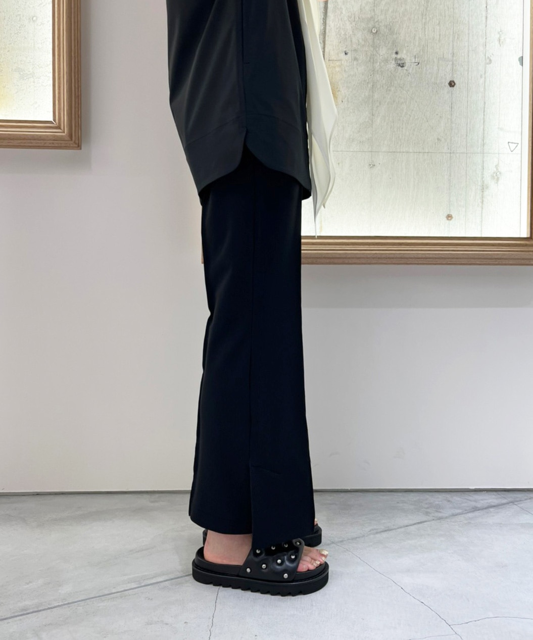 コードピケジャージーパンツ/Code pique jersey pants TOGA PULLA