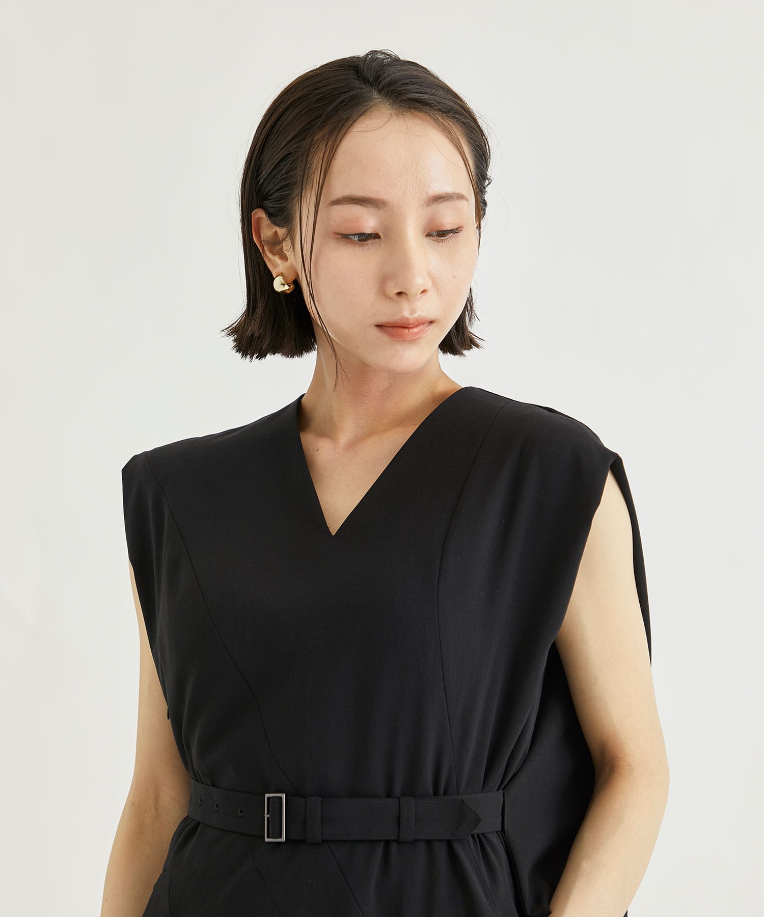 シャイニングゴールデン 新品！！AKIRANAKA Fidelia dress BK 2 - 通販