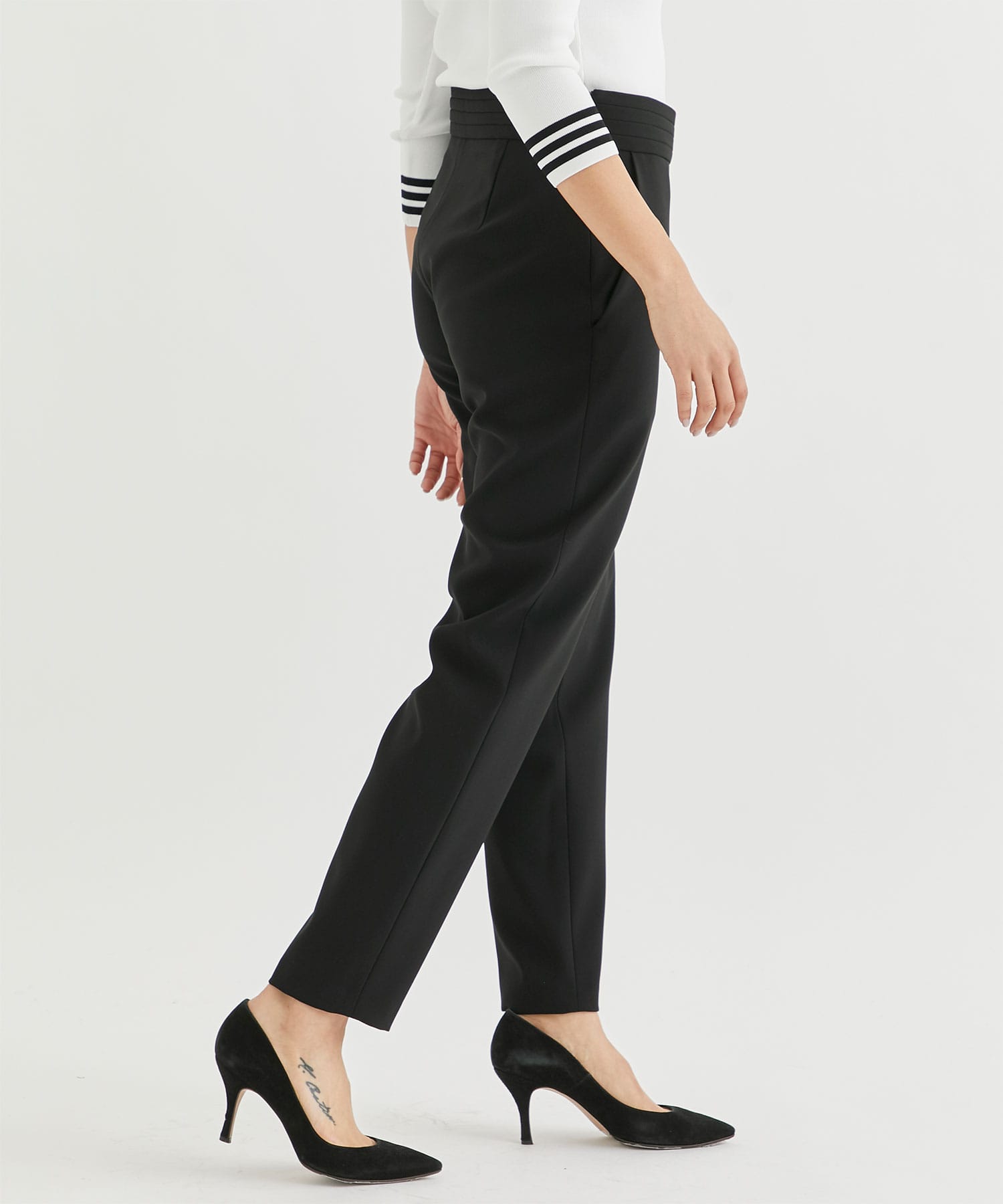 TAPERED PANTS NOIR