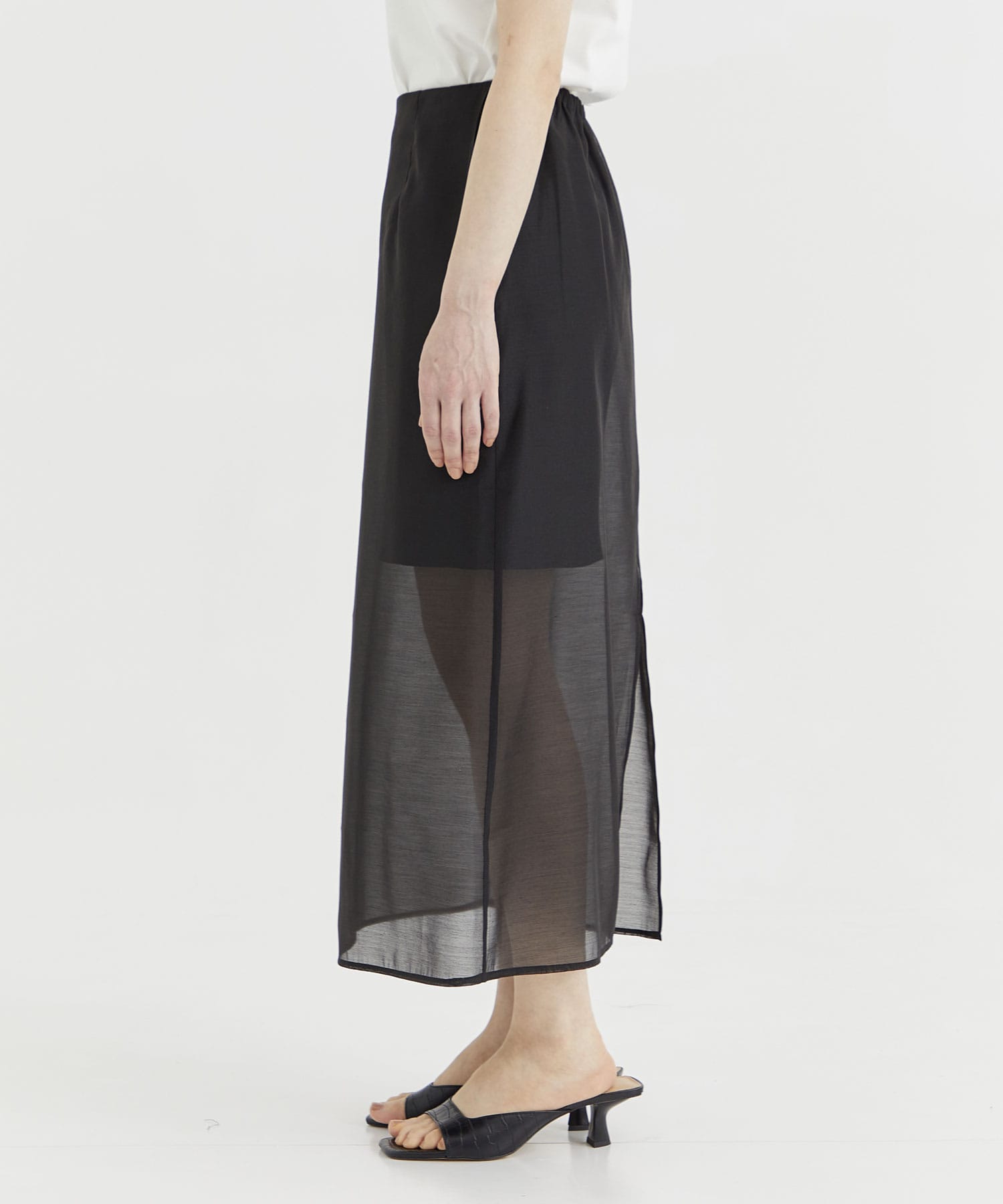 Sheer A line skirt THE TOKYO