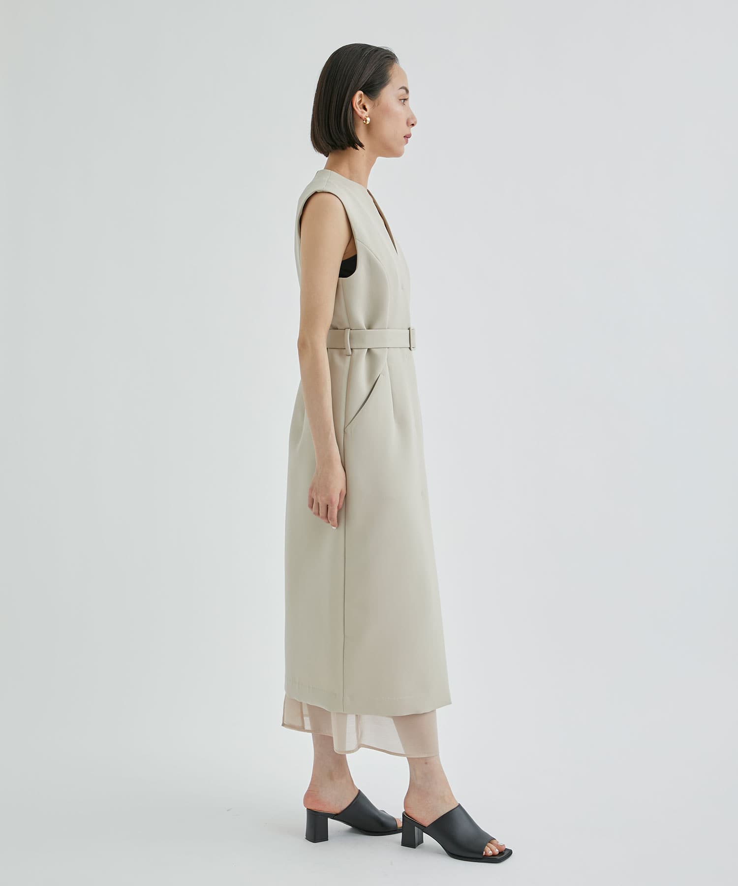 V neck gilet one-piece THE TOKYO