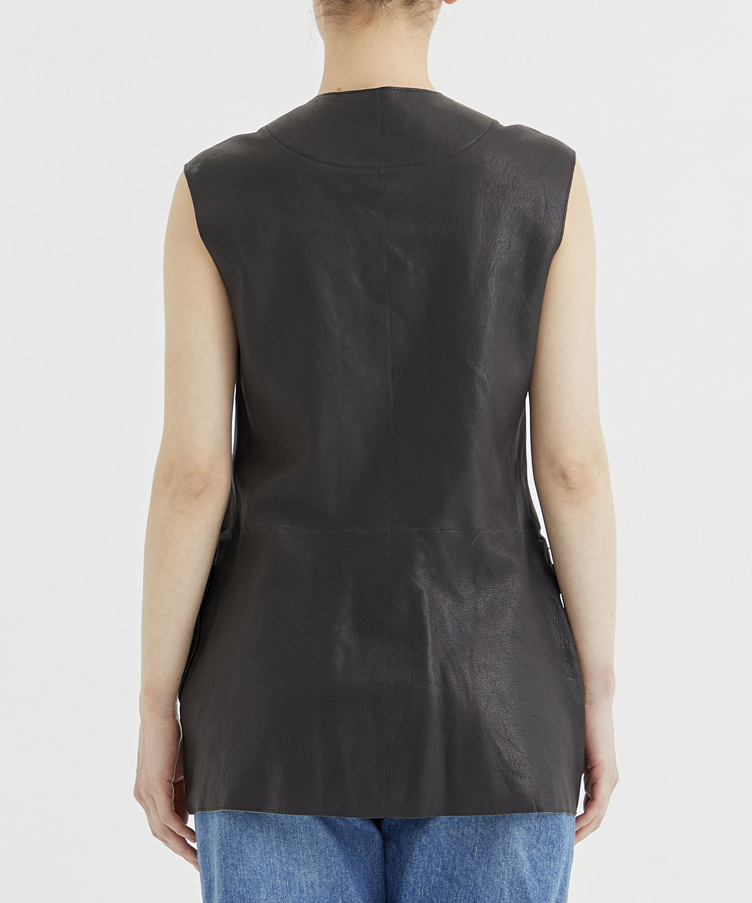 Sheep Leather Gilet(38 BLACK): INSCRIRE: WOMENS｜THE TOKYO ONLINE STORE